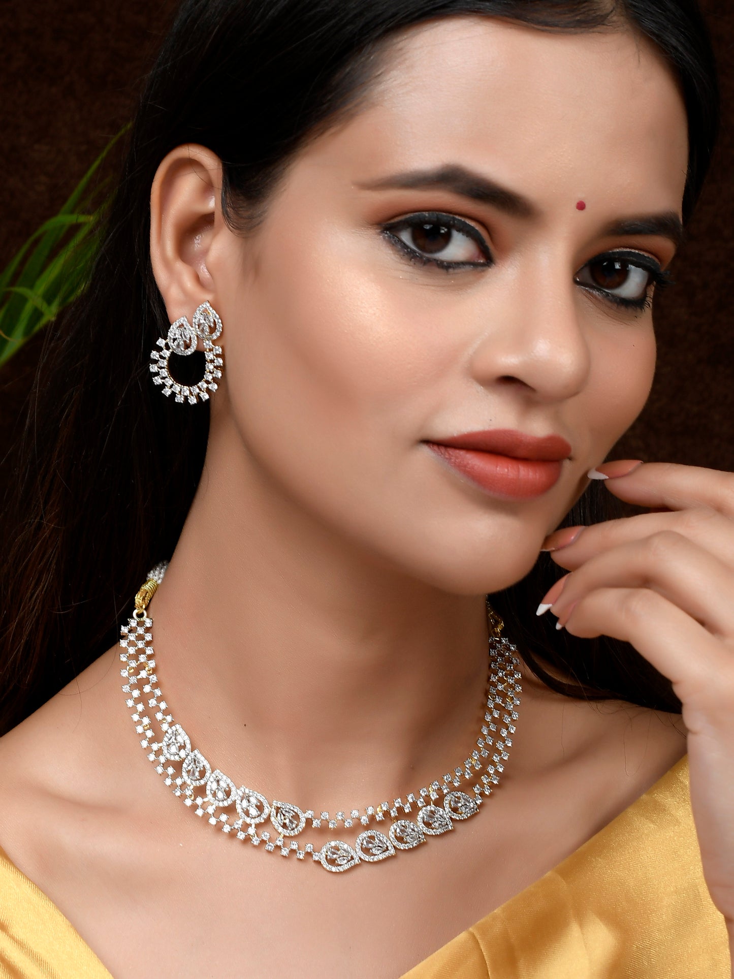 Silver Plated Ad Jewellery Sets for Women Online