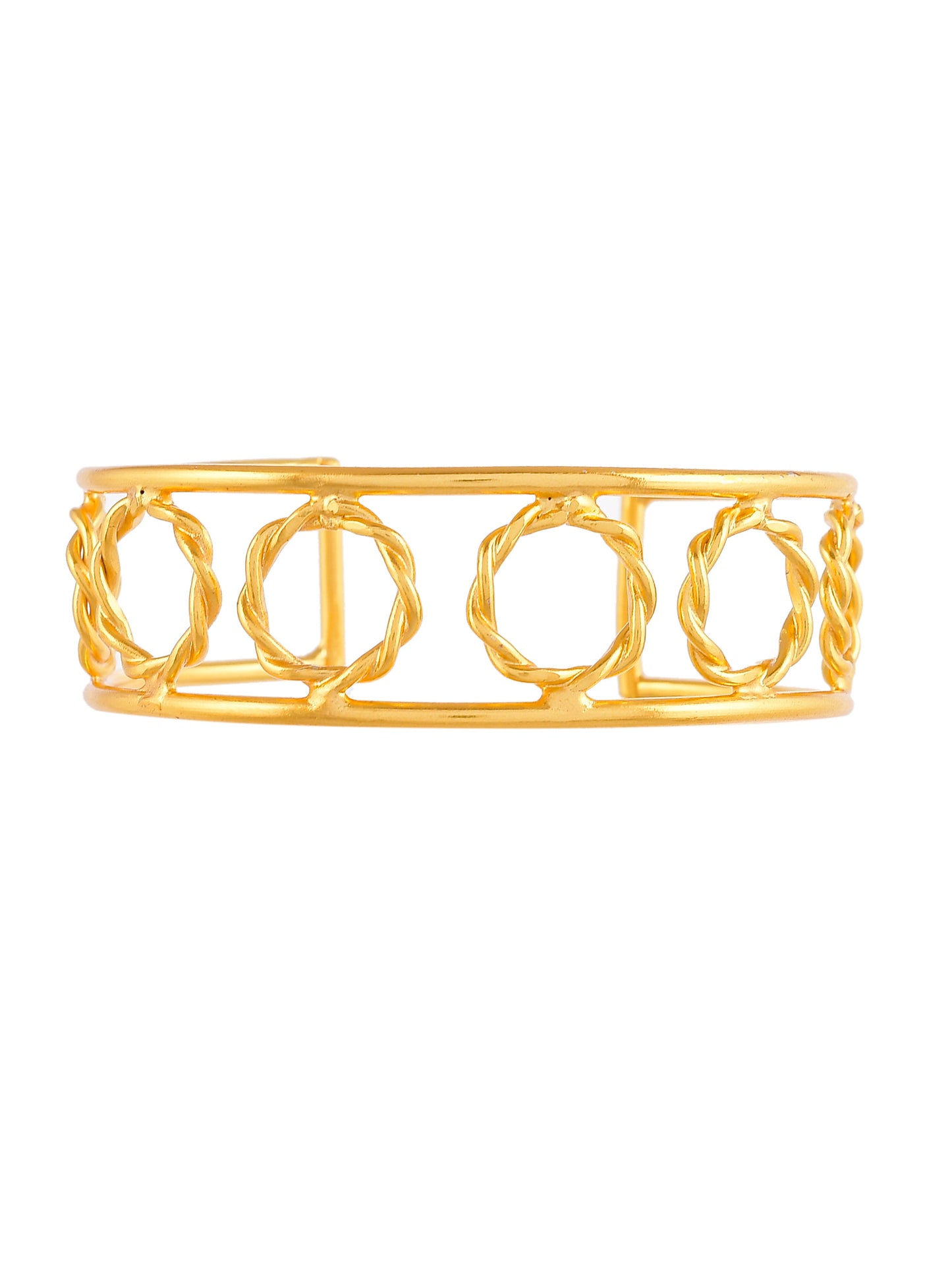 Circular Connect Gold plated Bracelet