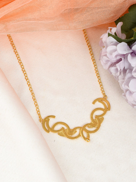 Gold Plated Prosperity Pendant Chain - Necklaces for Women Online