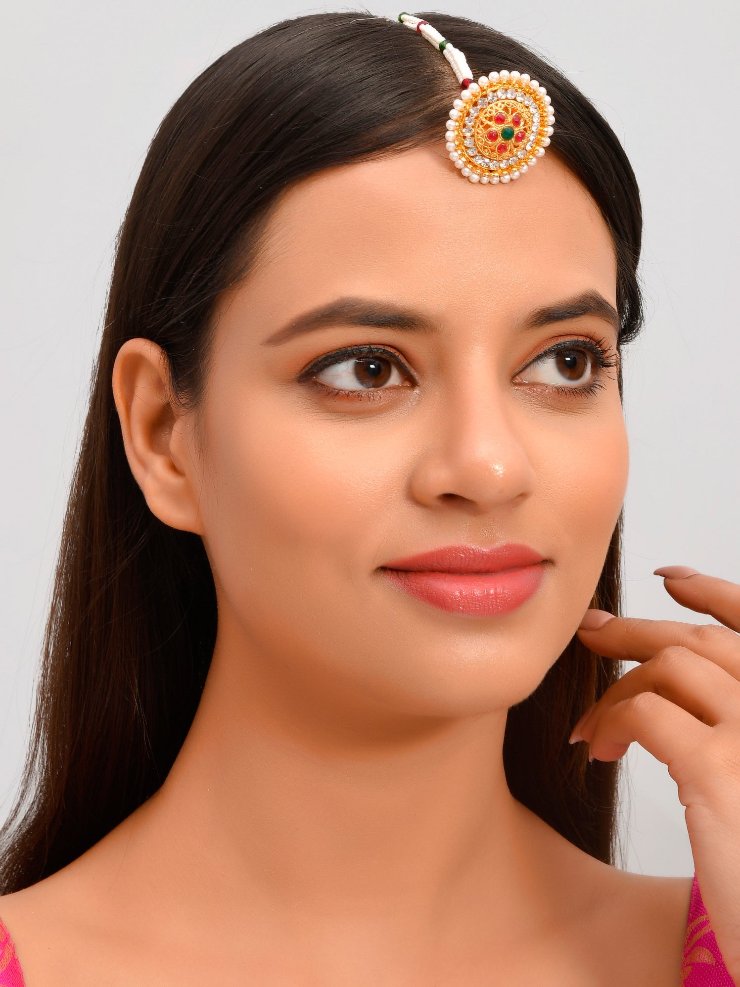 Ethnic Traditional Gold Plated Marawari Rajputi Borla for Women Online