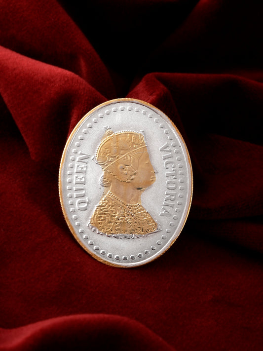 Silver Queen Victoria 10 Grams Oval Shaped 999 Silver Coin