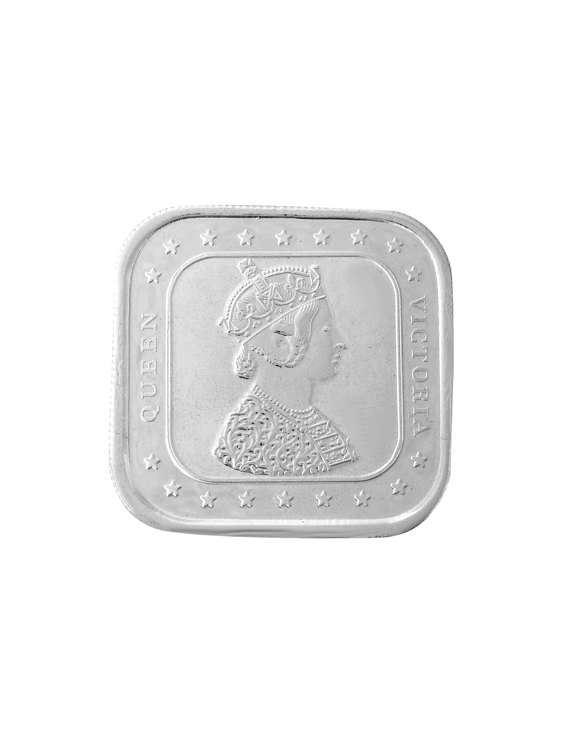 Buy 20 Grams Queen Victoria Square Shaped 999 Silver Coin Online at ...