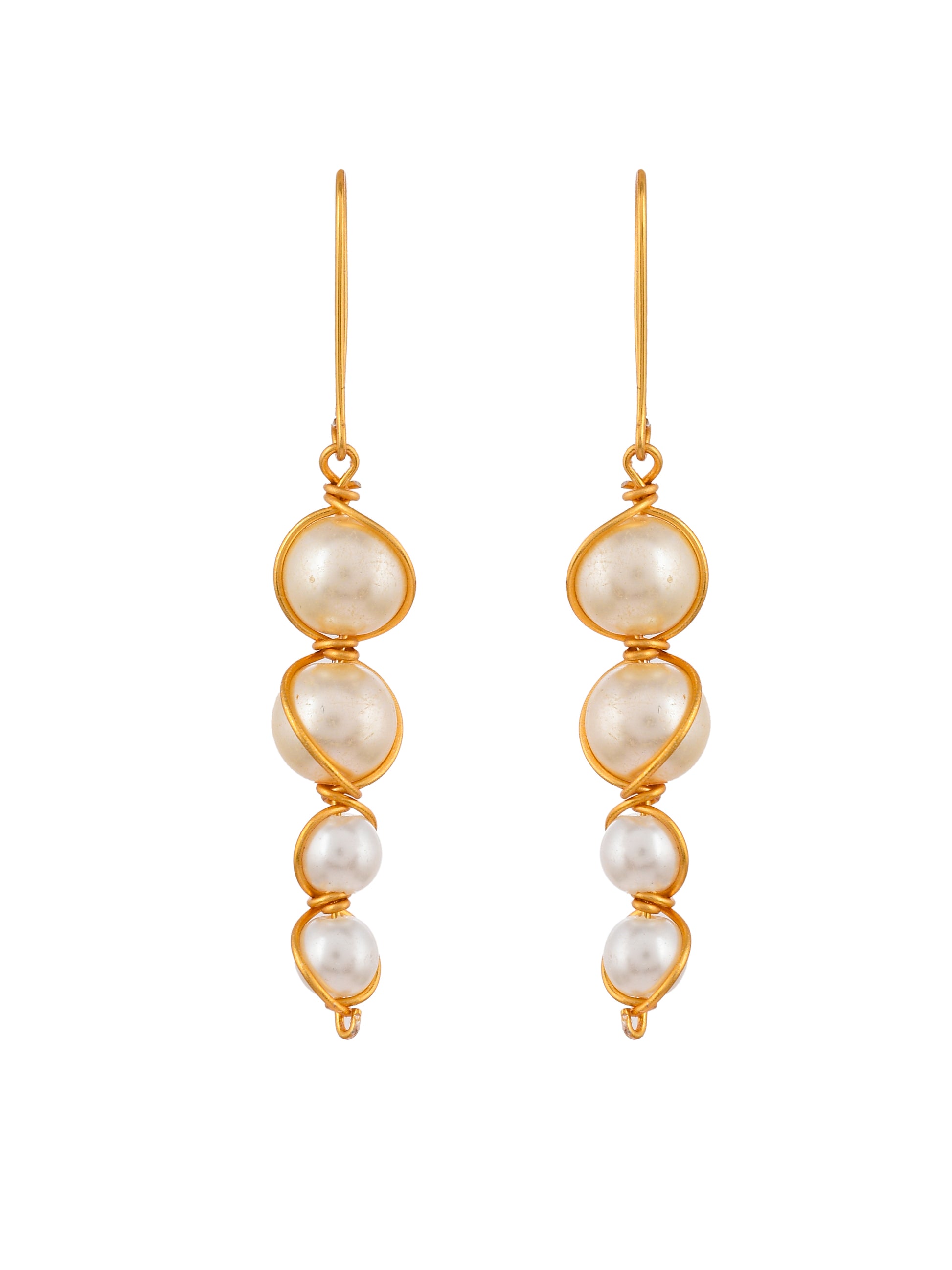 Gold Plated Drop Earring