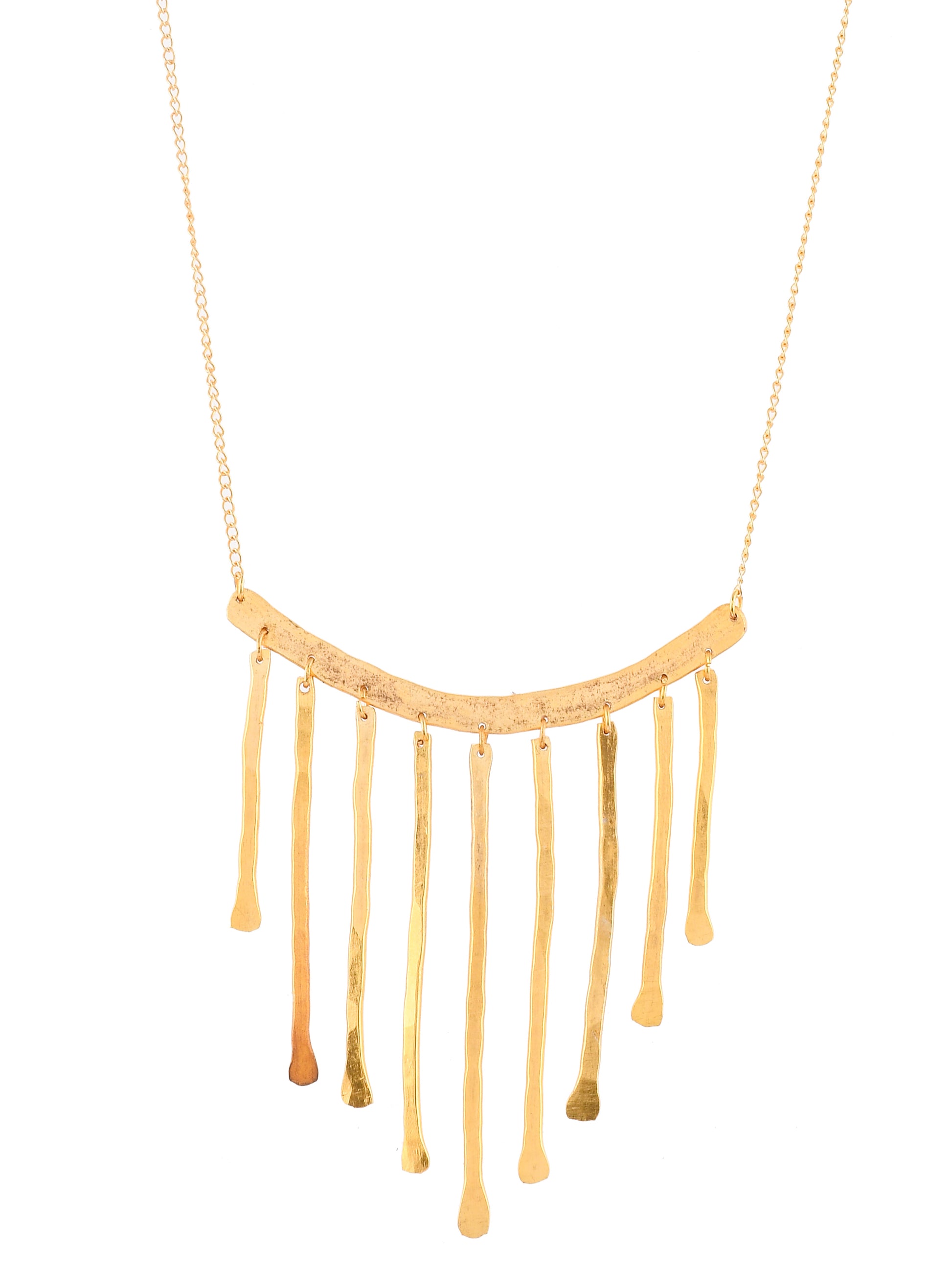 Gold-Plated Statement Necklace