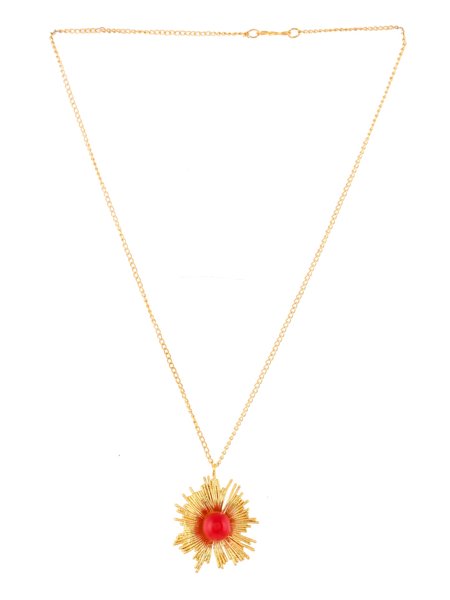 Gold Plated Pendant Handcrafted Necklace
