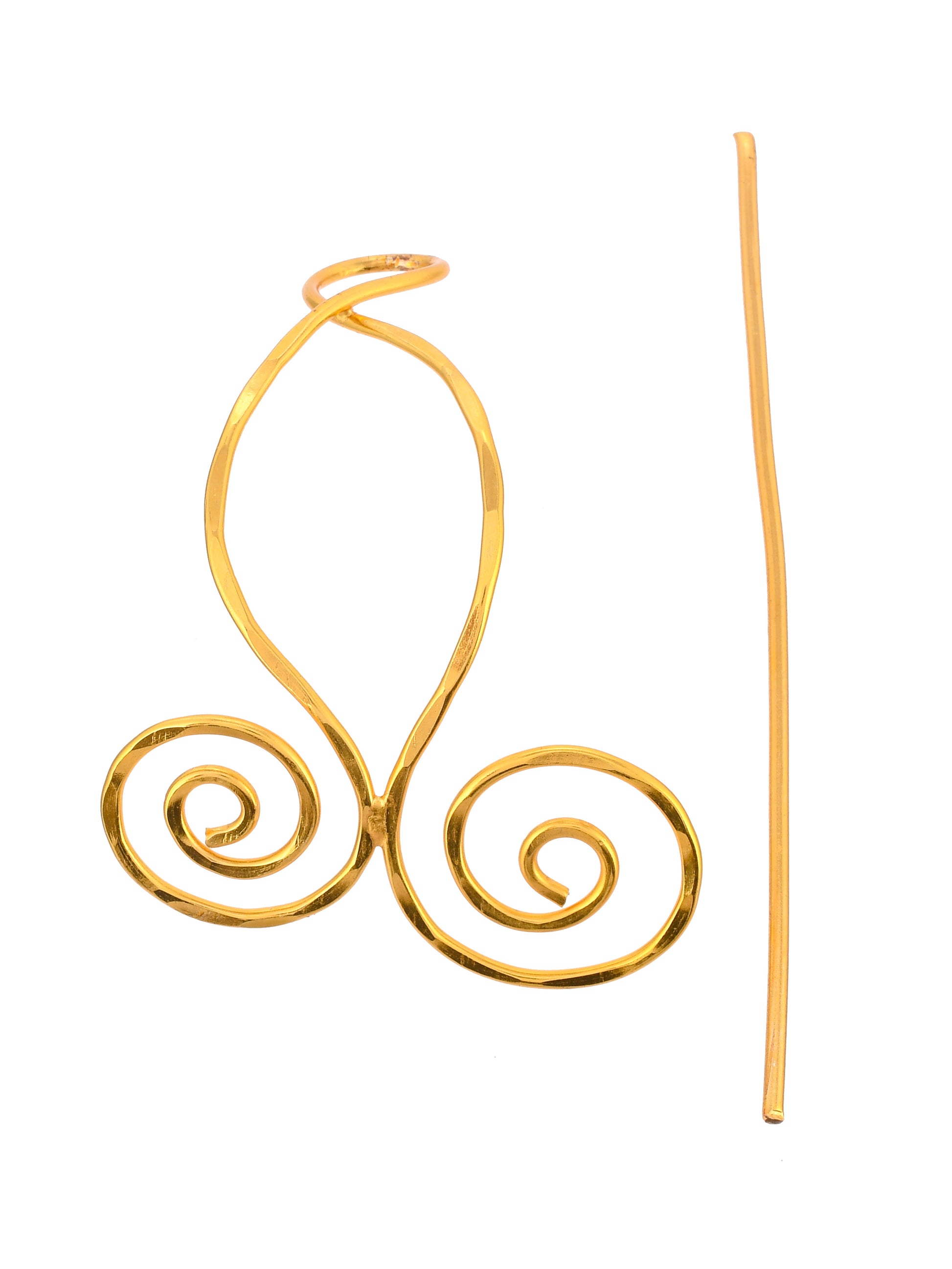Gold Metalic Hair Bun Pin