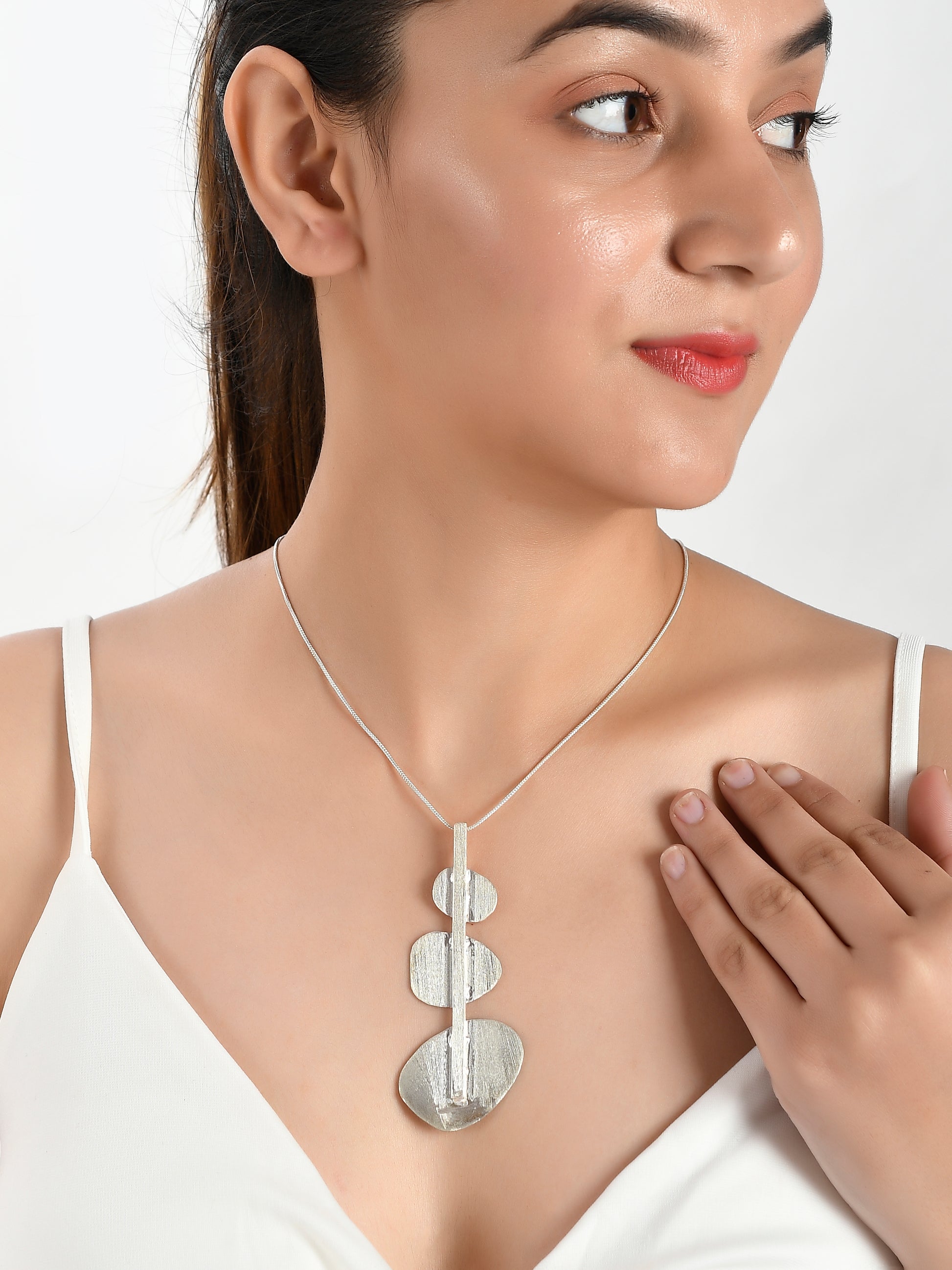 Silver Plated Western Minimal Chain Necklace