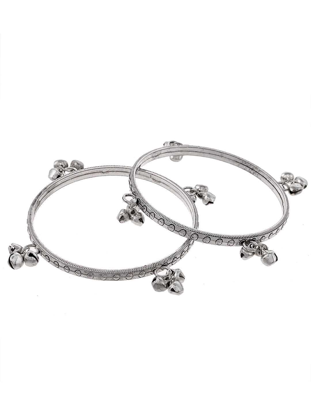 Silver ghungroo best sale bangles online