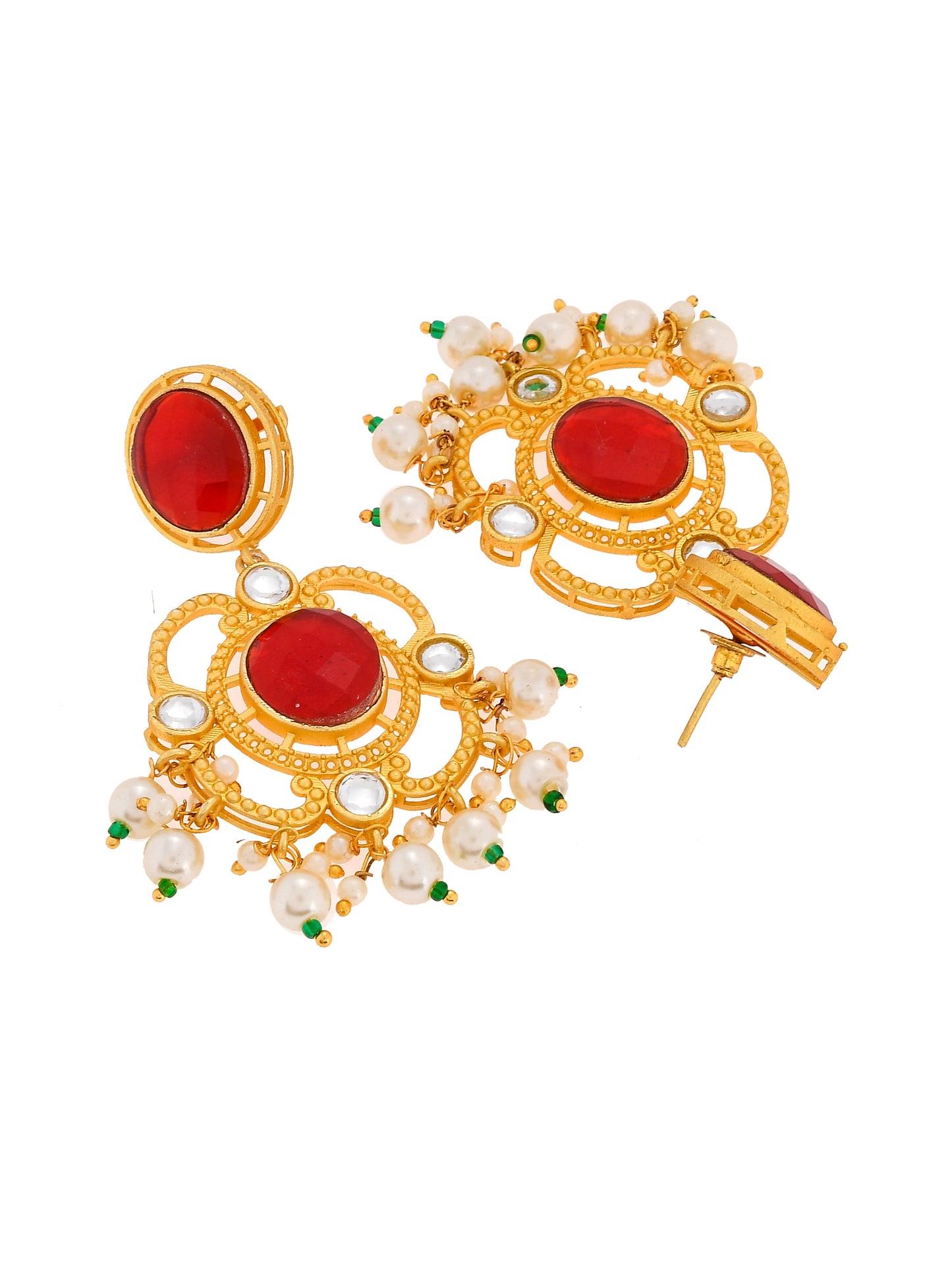 Gold Plated Ethnic Handcrafted Earrings