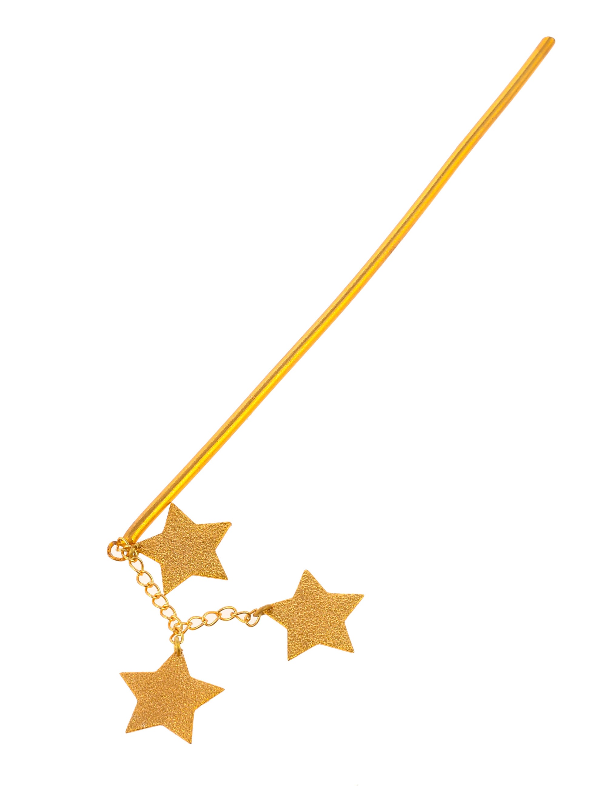 Gold Toned Beautiful Star Tasseled Hair Stick