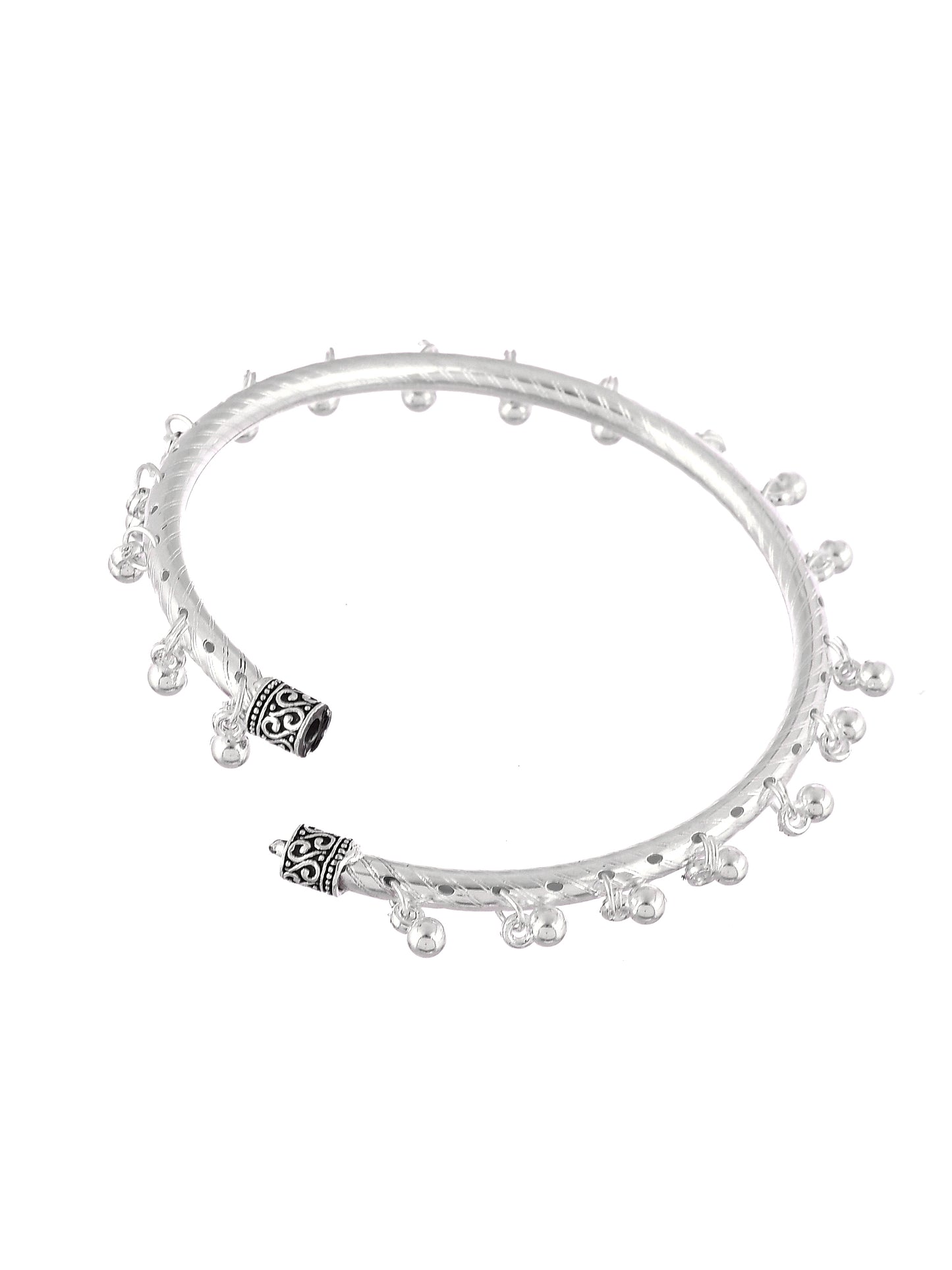 Silver Plated Kada Anklet