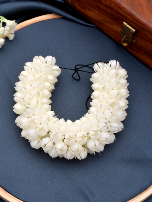 Women White Embellished Hair Accessory