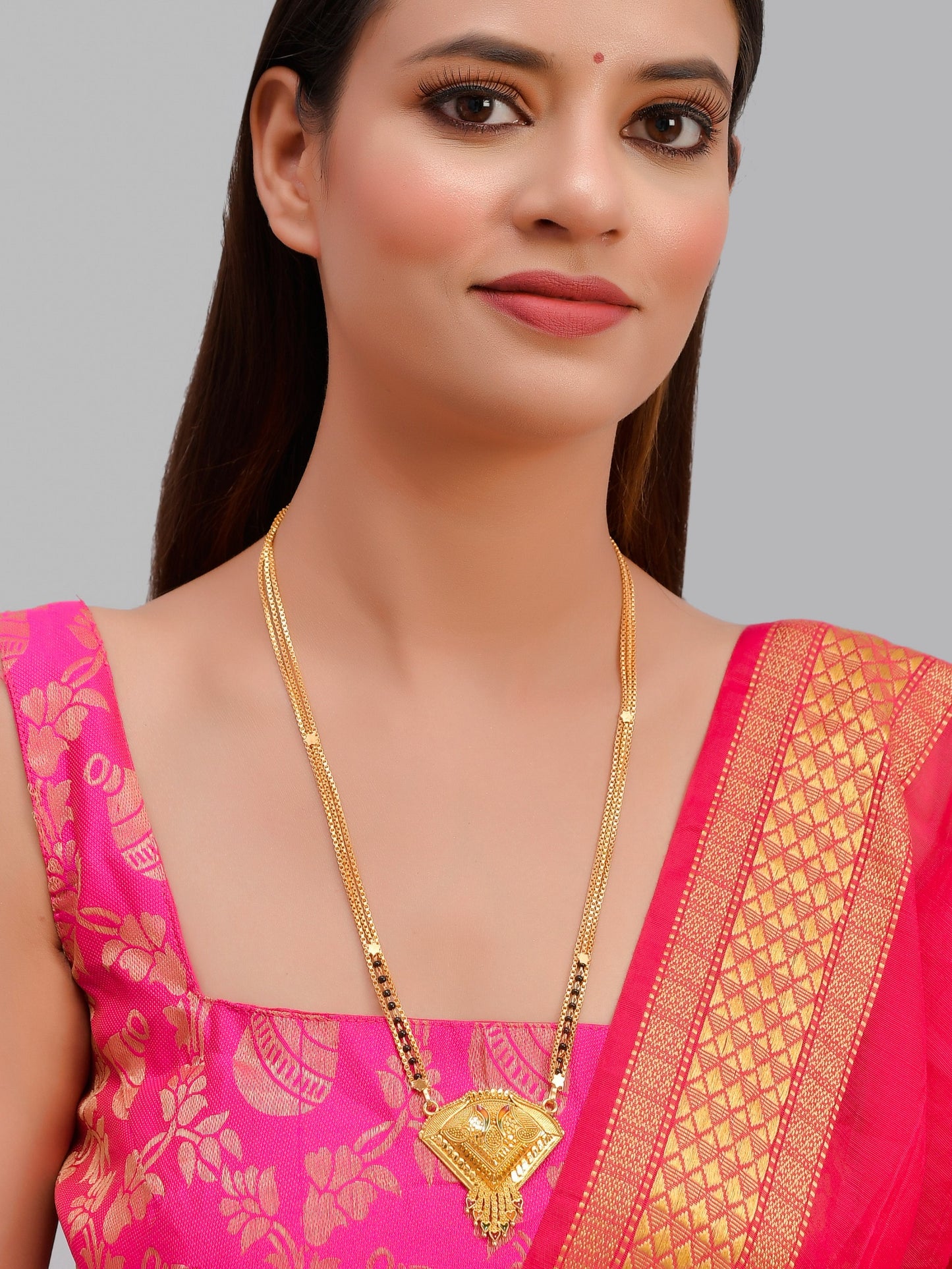 Gold Plated Jahnvi Thalipeeth Mangalsutra