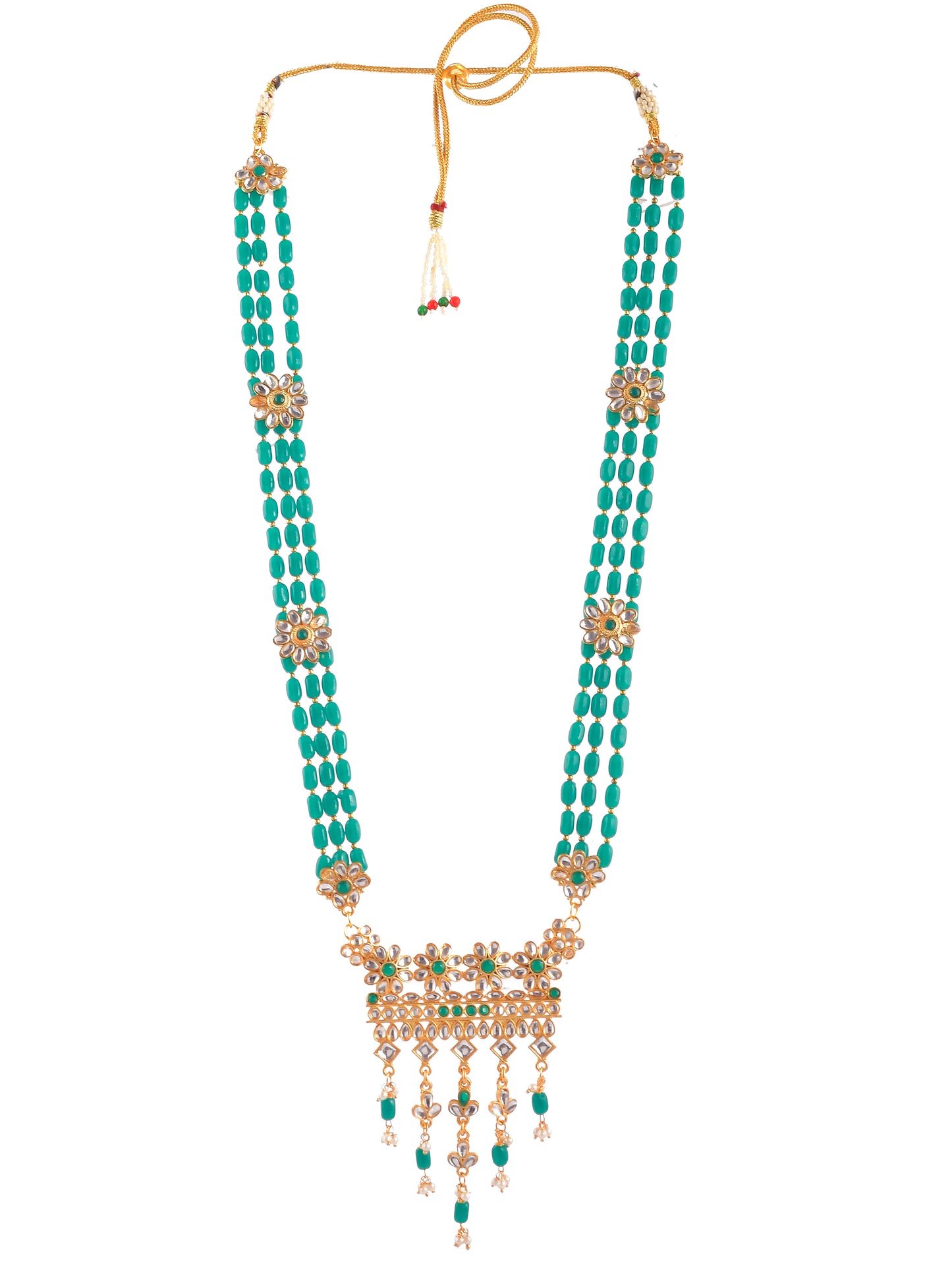 Gold plated Kundan Long gold plated necklace