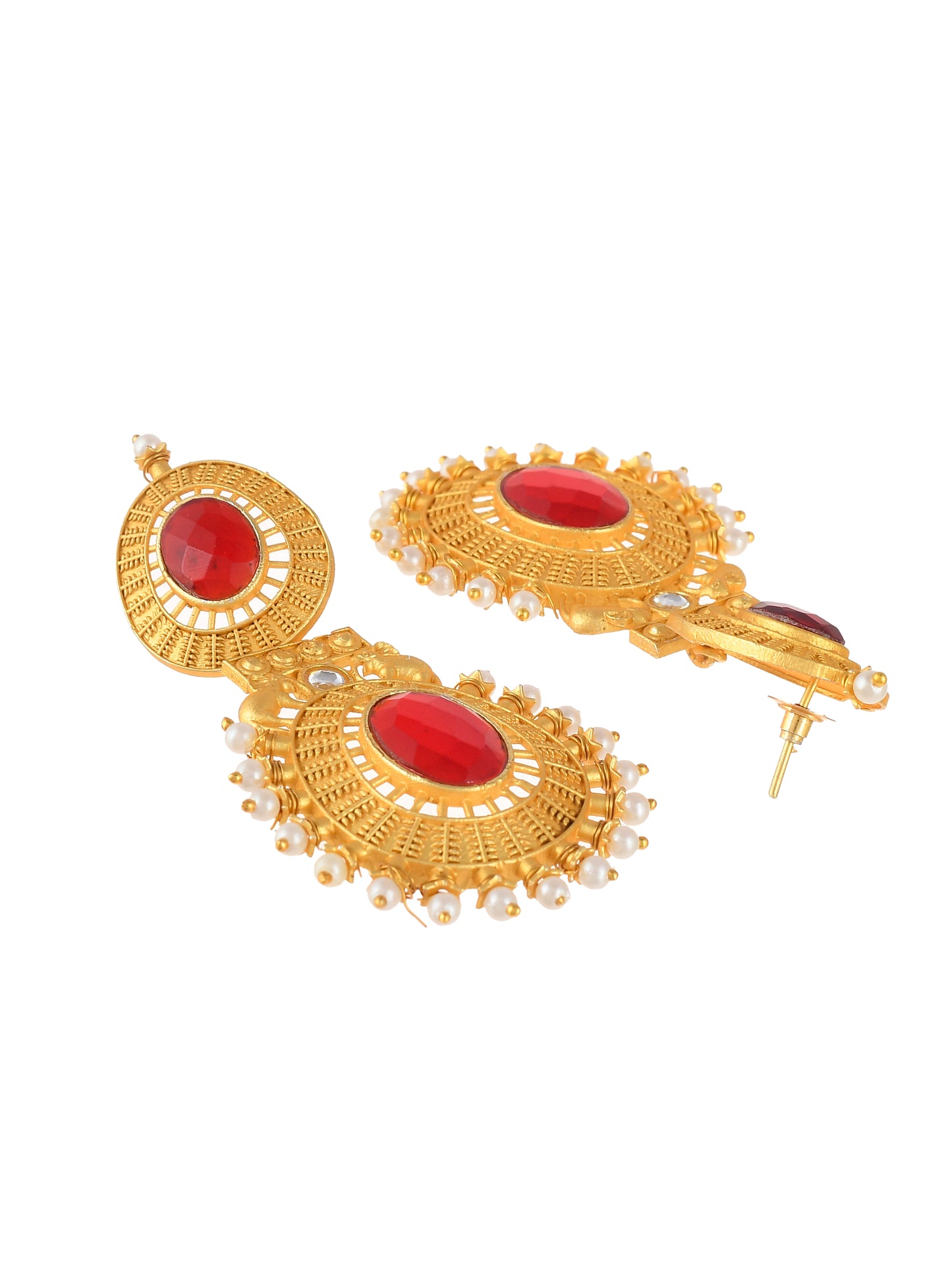 Gold-Plated Classic Drop Earrings