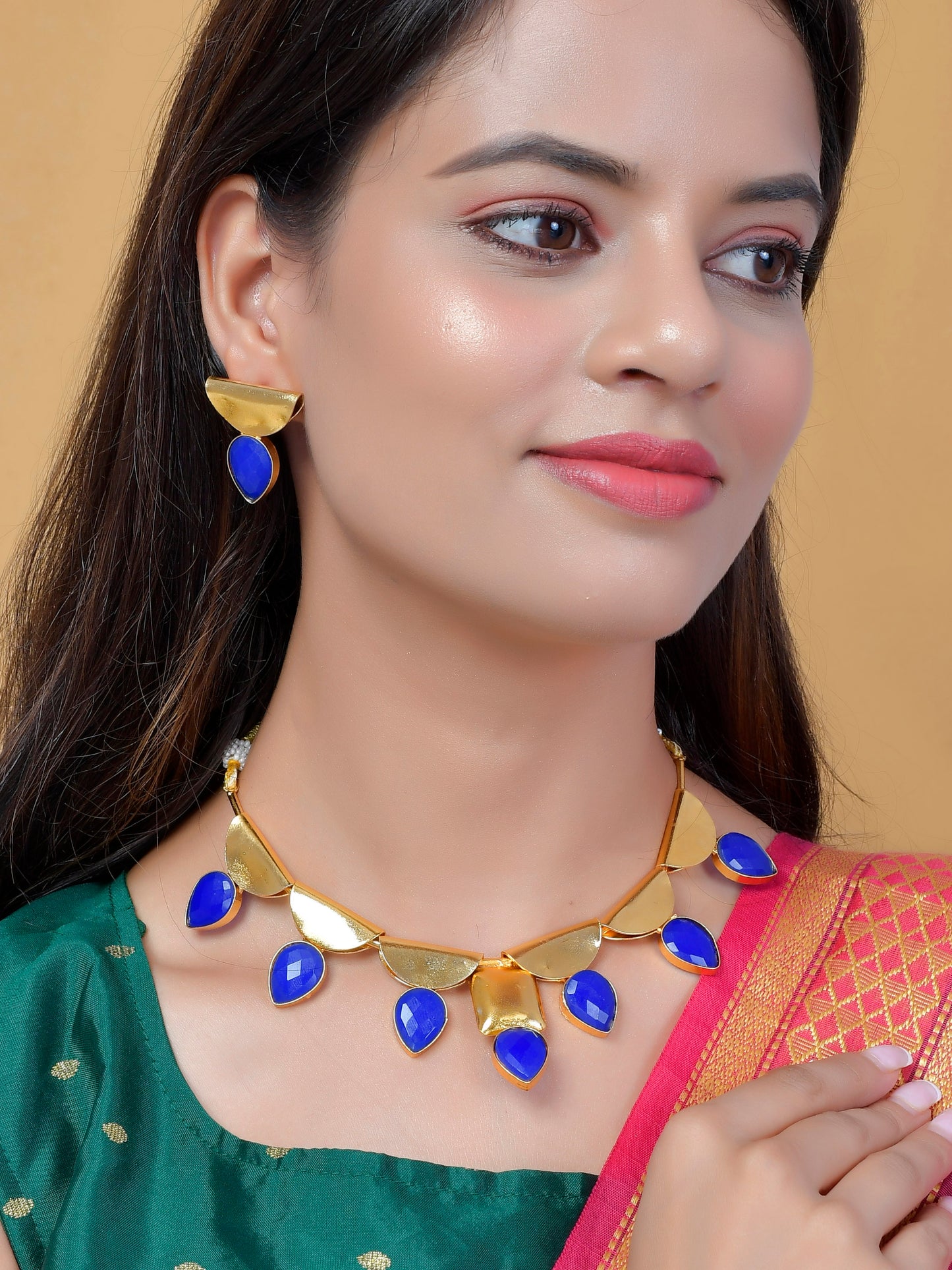 Ishmat Gold Plated Jewelry Set