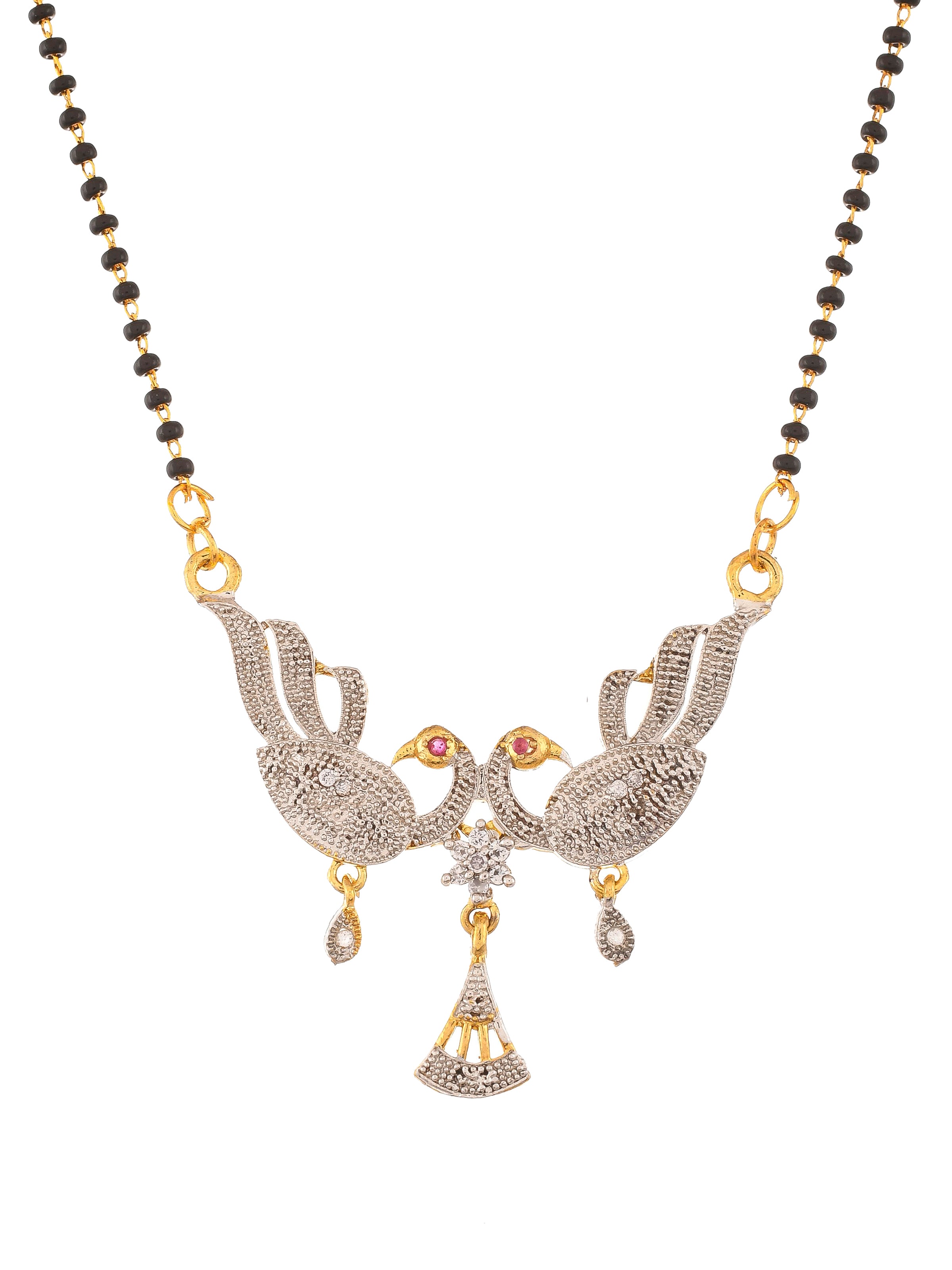 Buy Cubic Zirconia Mangalsutra Necklace Set for Women Online at