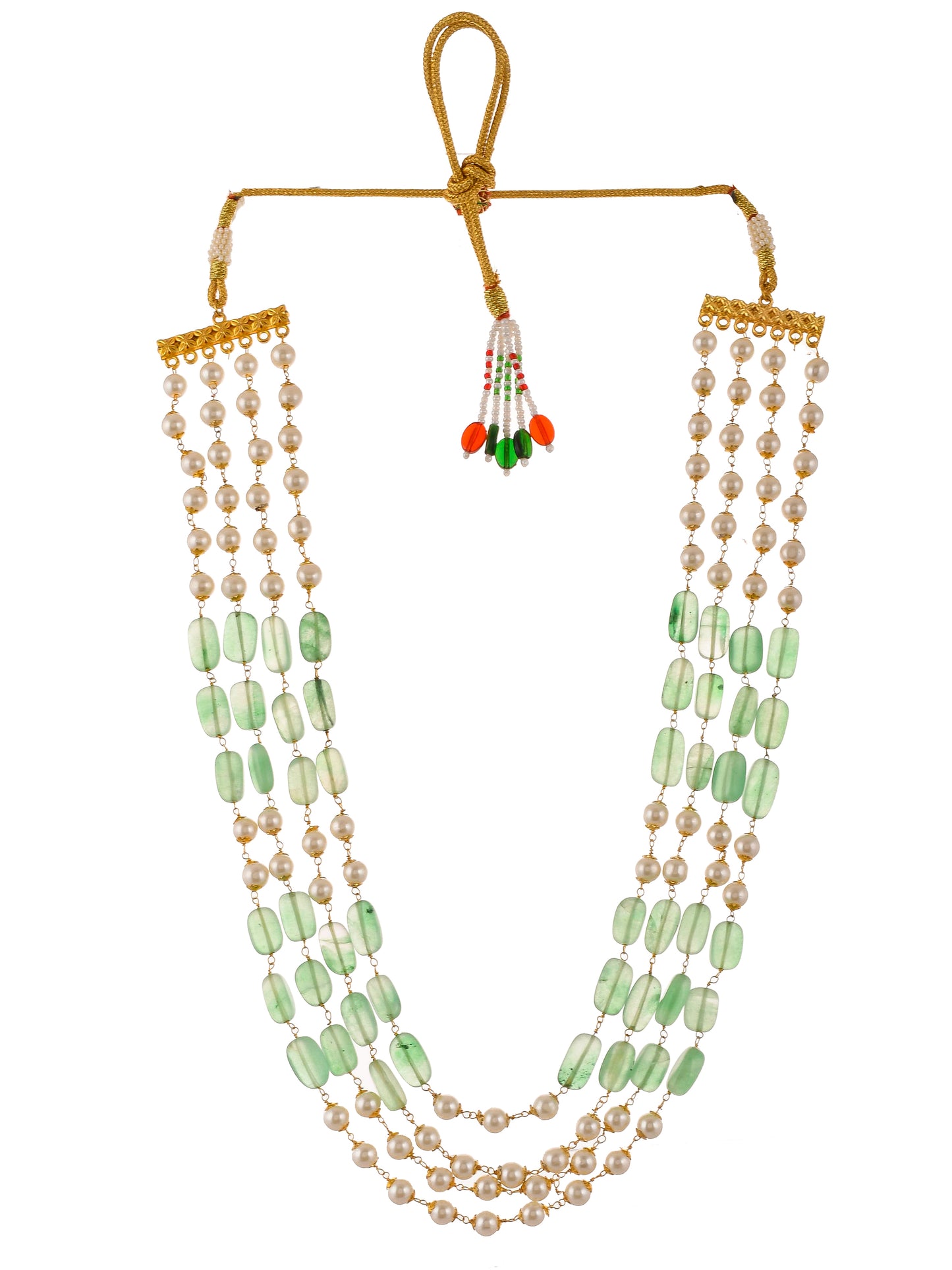 Multi Layered Semi Precious Necklace