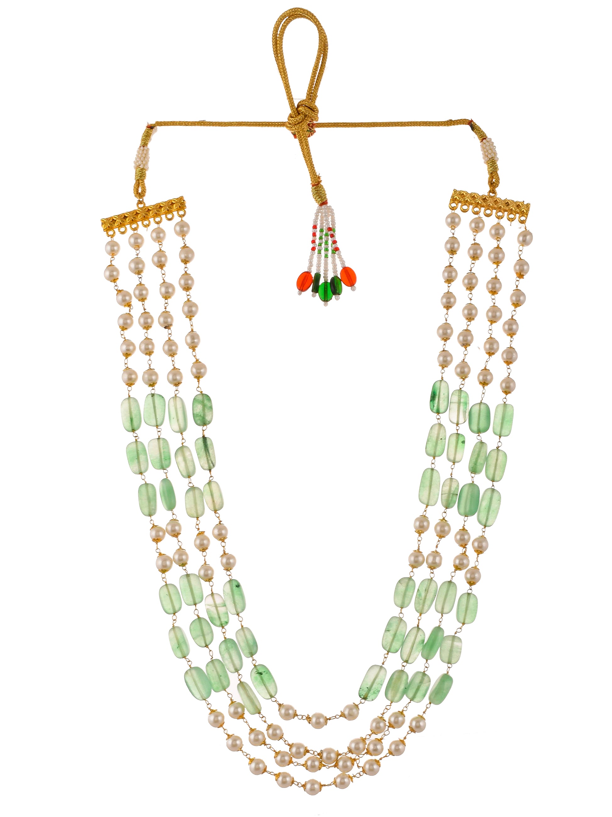 Multi Layered Semi Precious Necklace