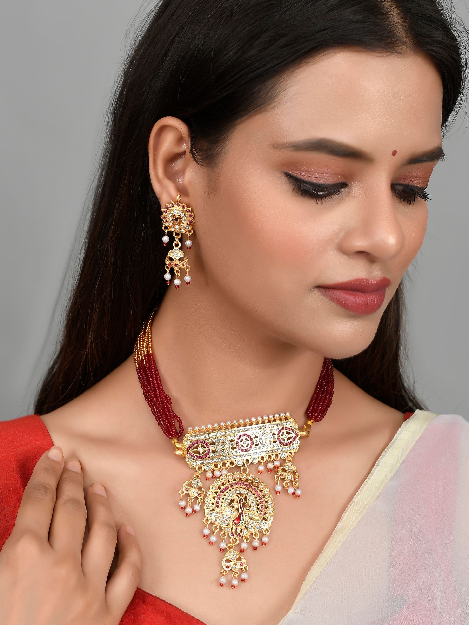 Rajputi Jewellery Rajputi Gold Pendant Rajputi Jewellery Set Moti