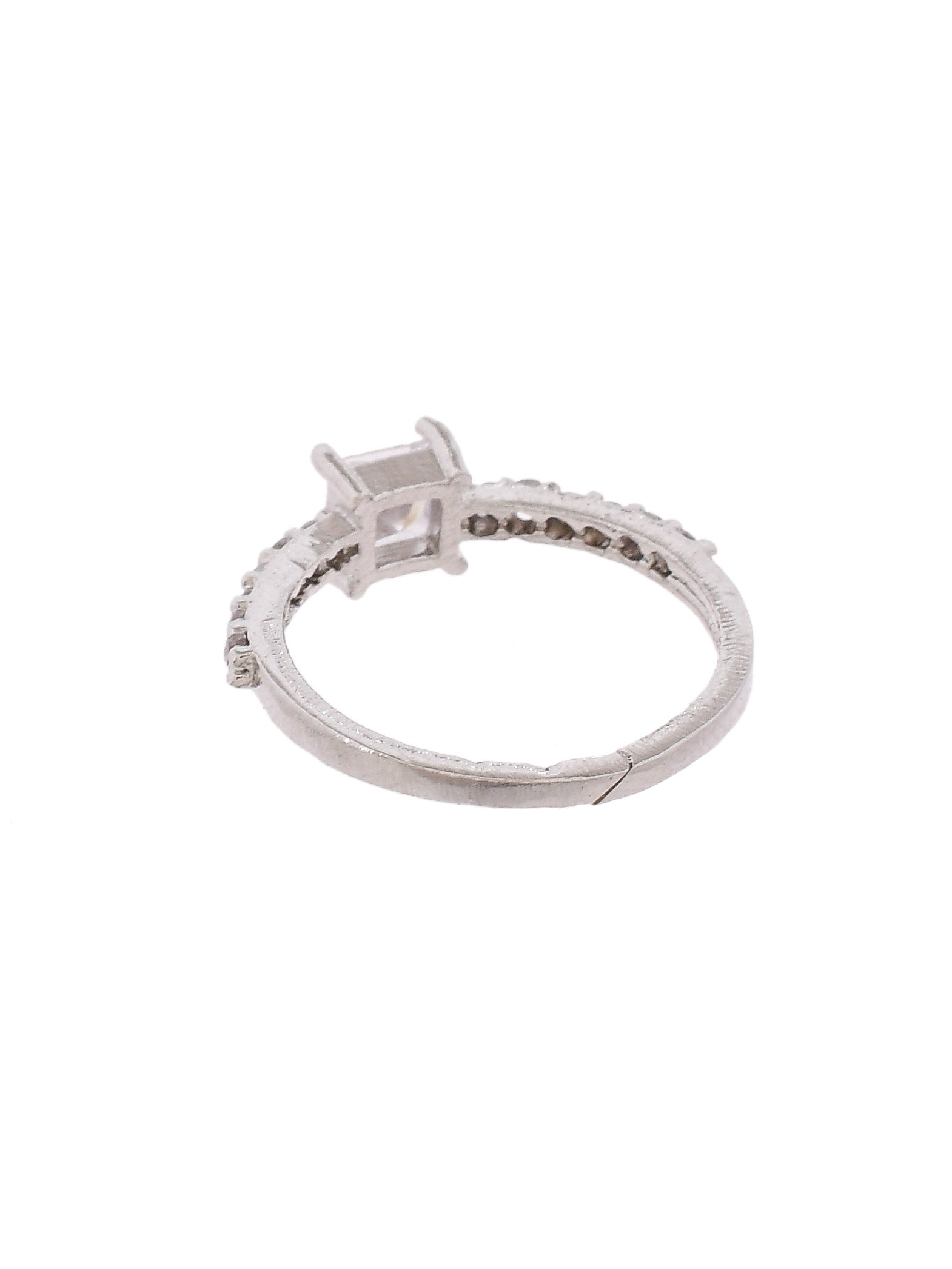 American Diamond Western Adjustable Finger Ring