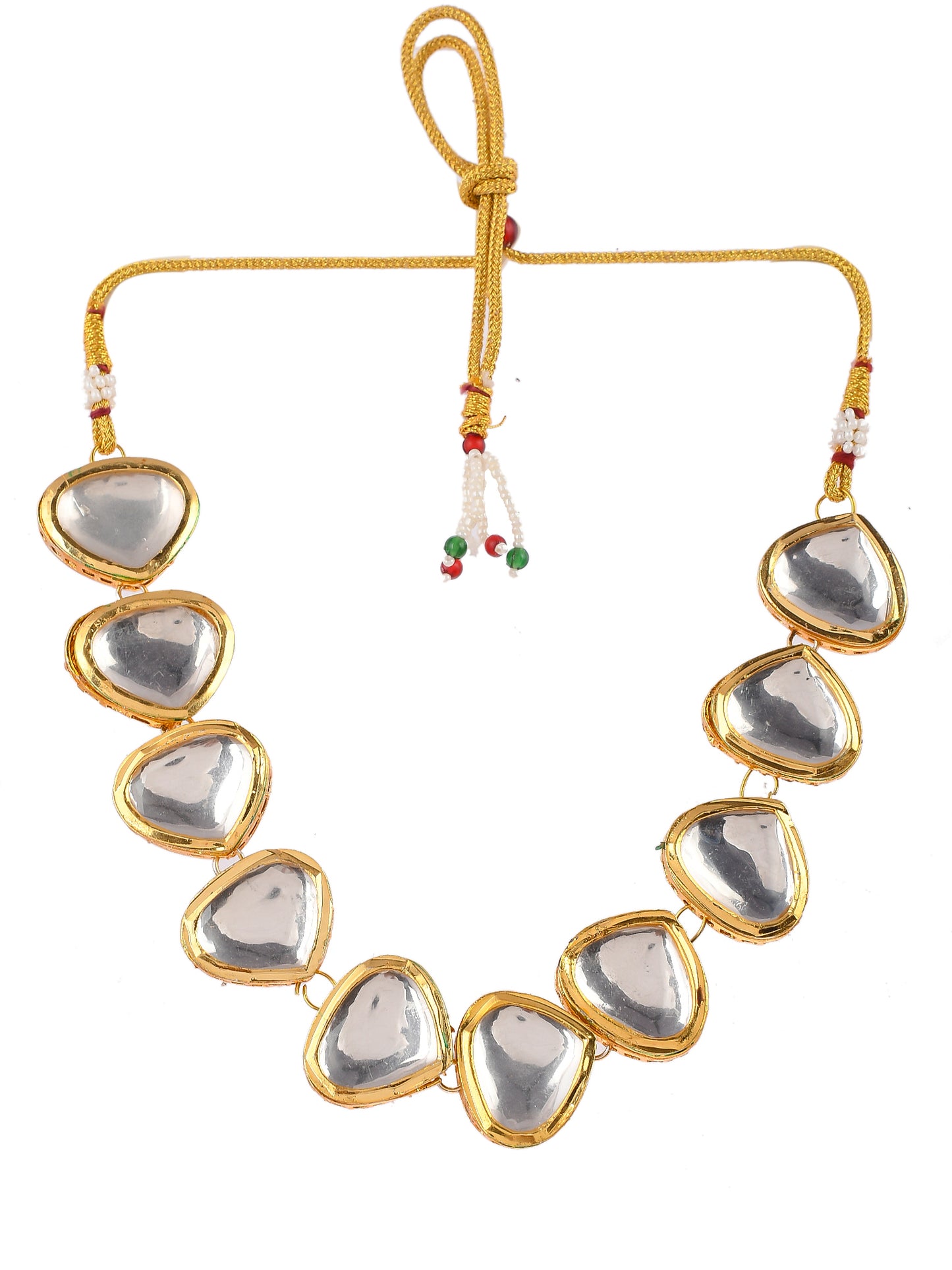 Gold Plated Ethnic Kundan Choker Necklace