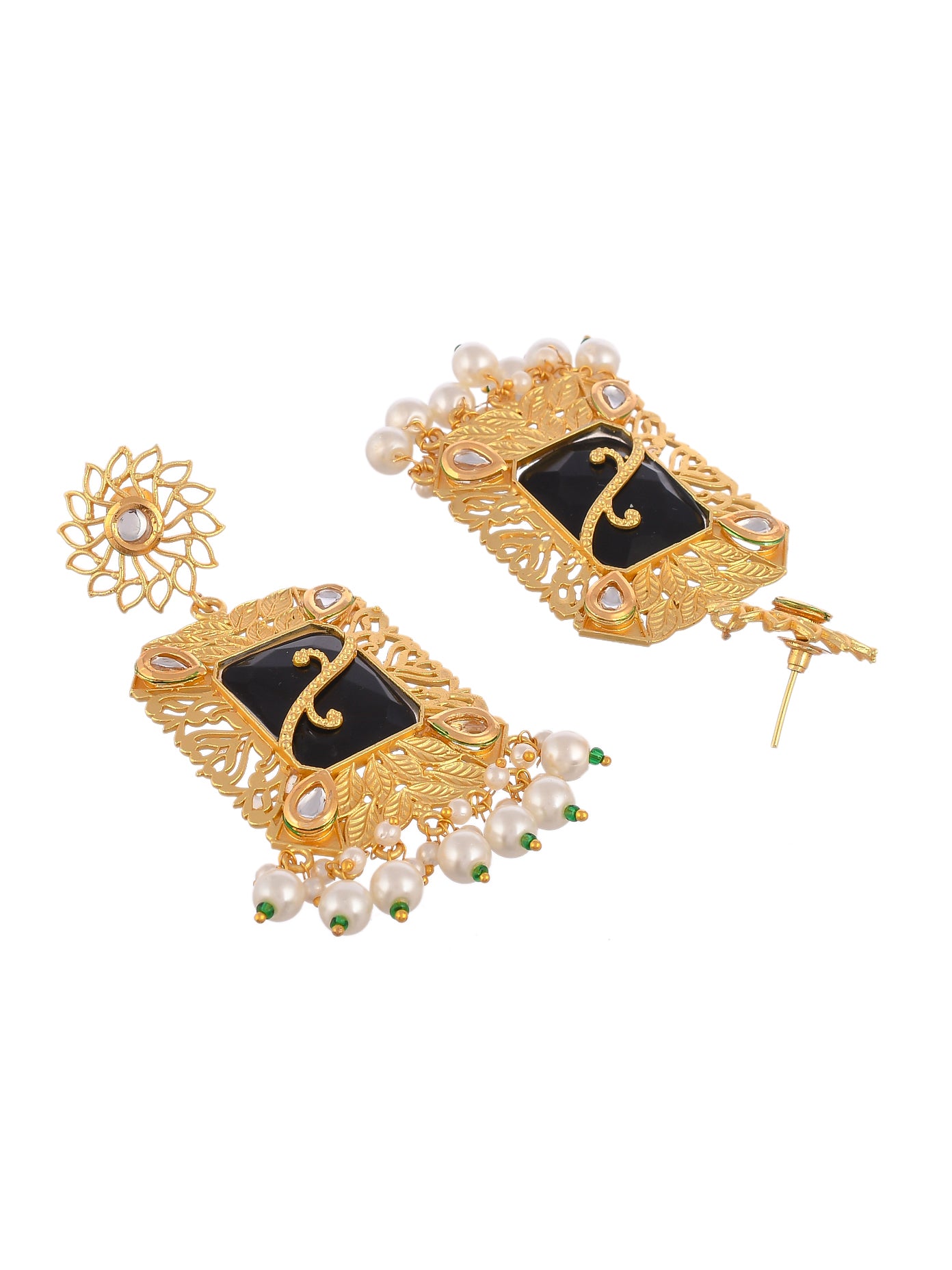 Gold Plated Filigree Traditional Earring