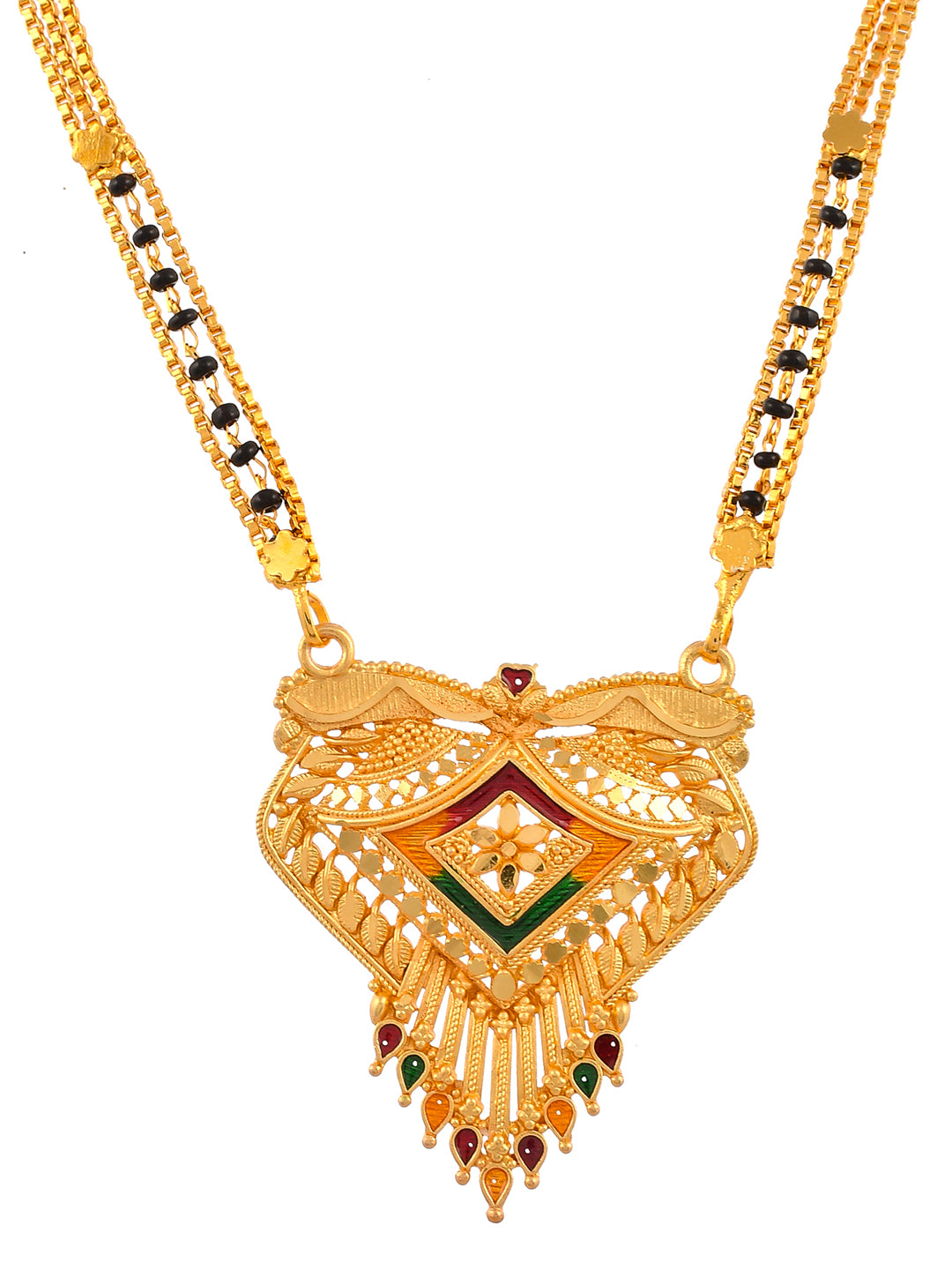 Gold Plated Vaishali Pendant Mangalsutra