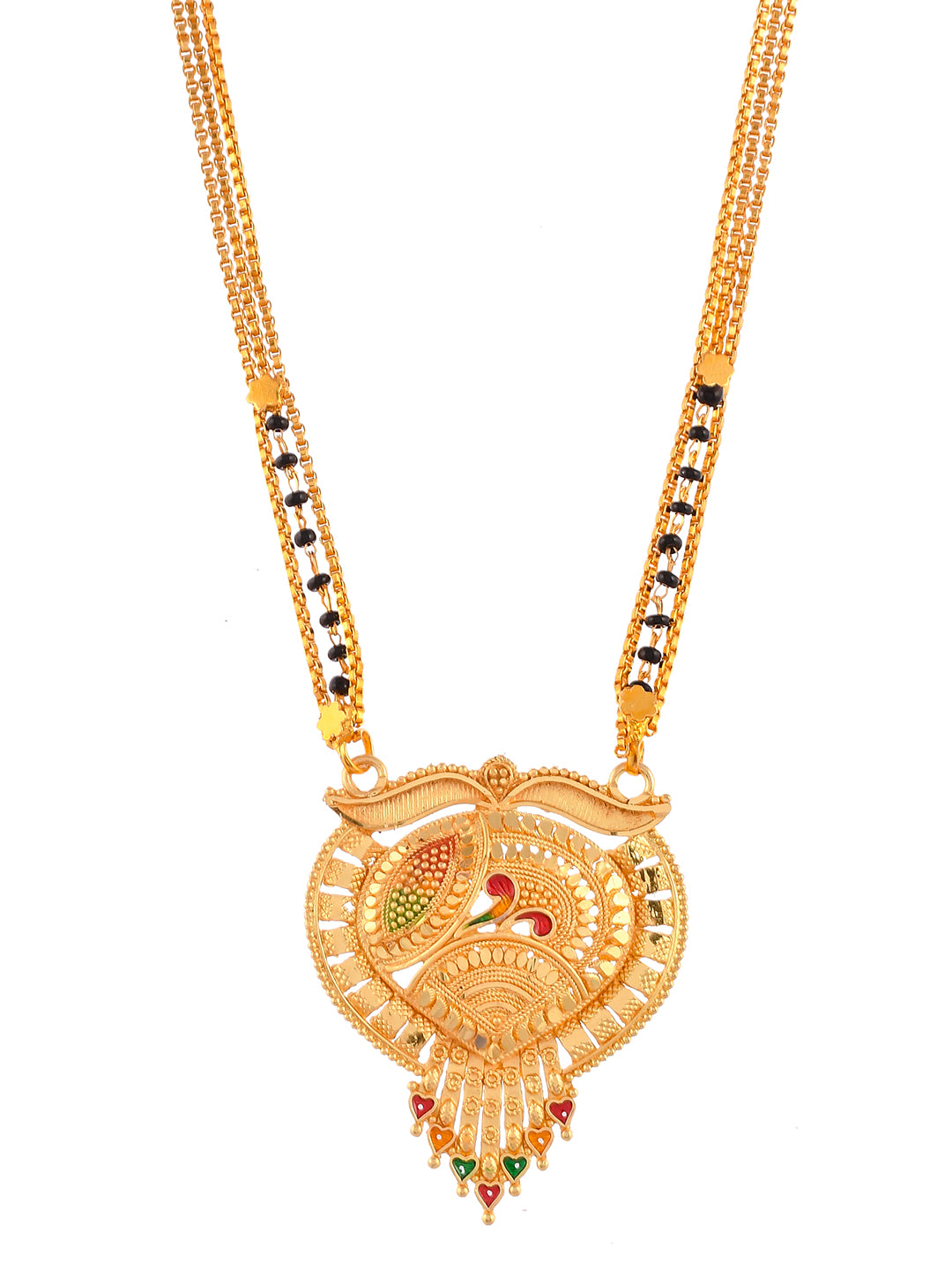 Gold Plated Shyamapendant Mangalsutra