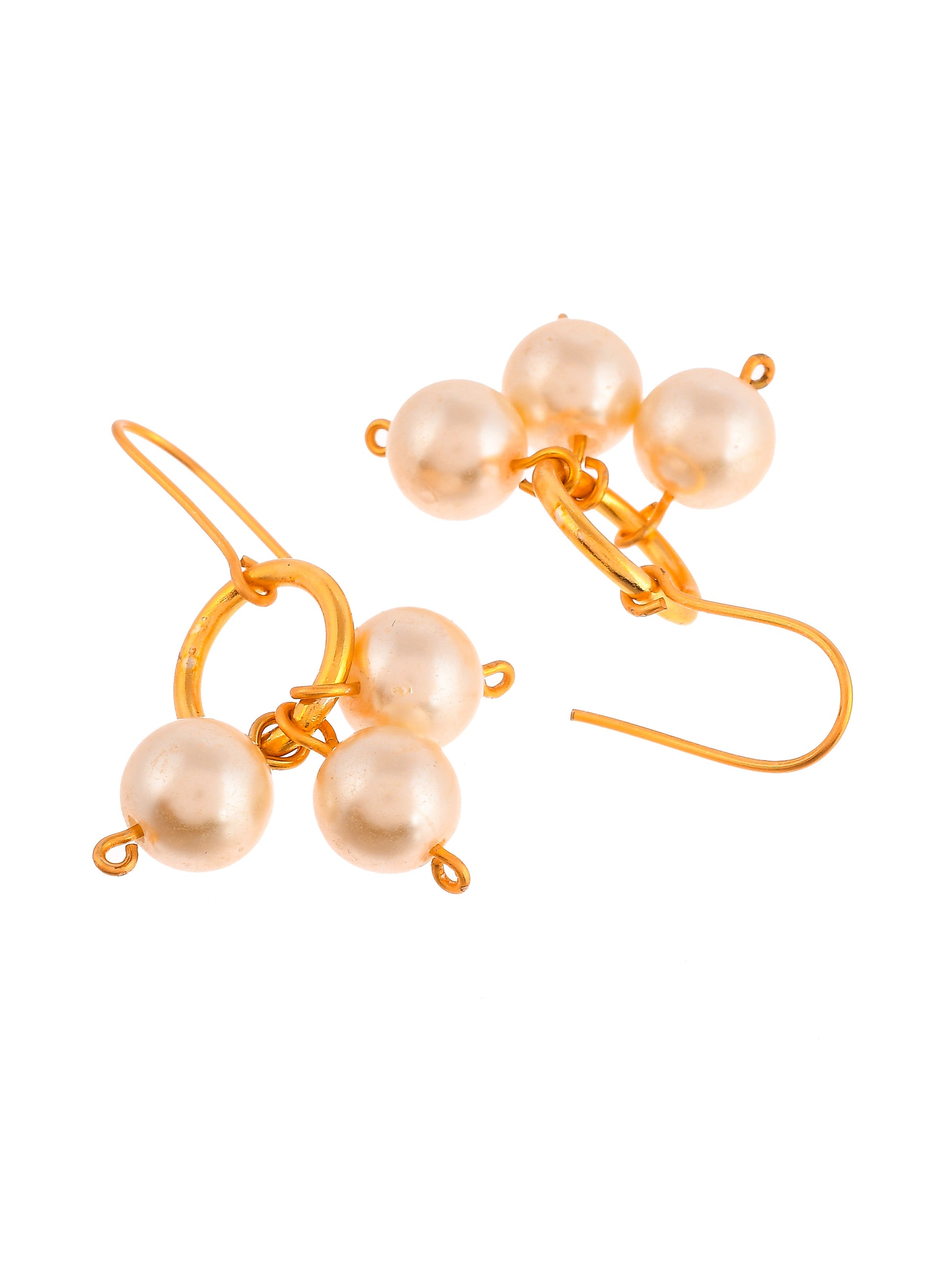 Western Pearl Beads Drop Earrings