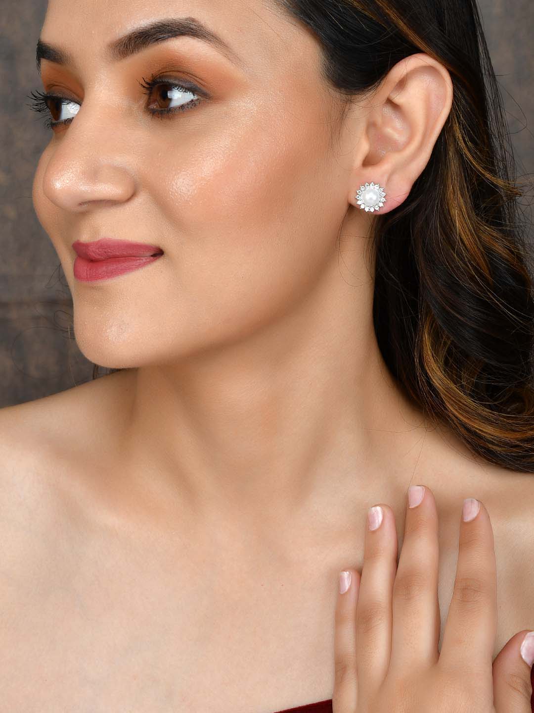 American Diamond Small Stud Earrings