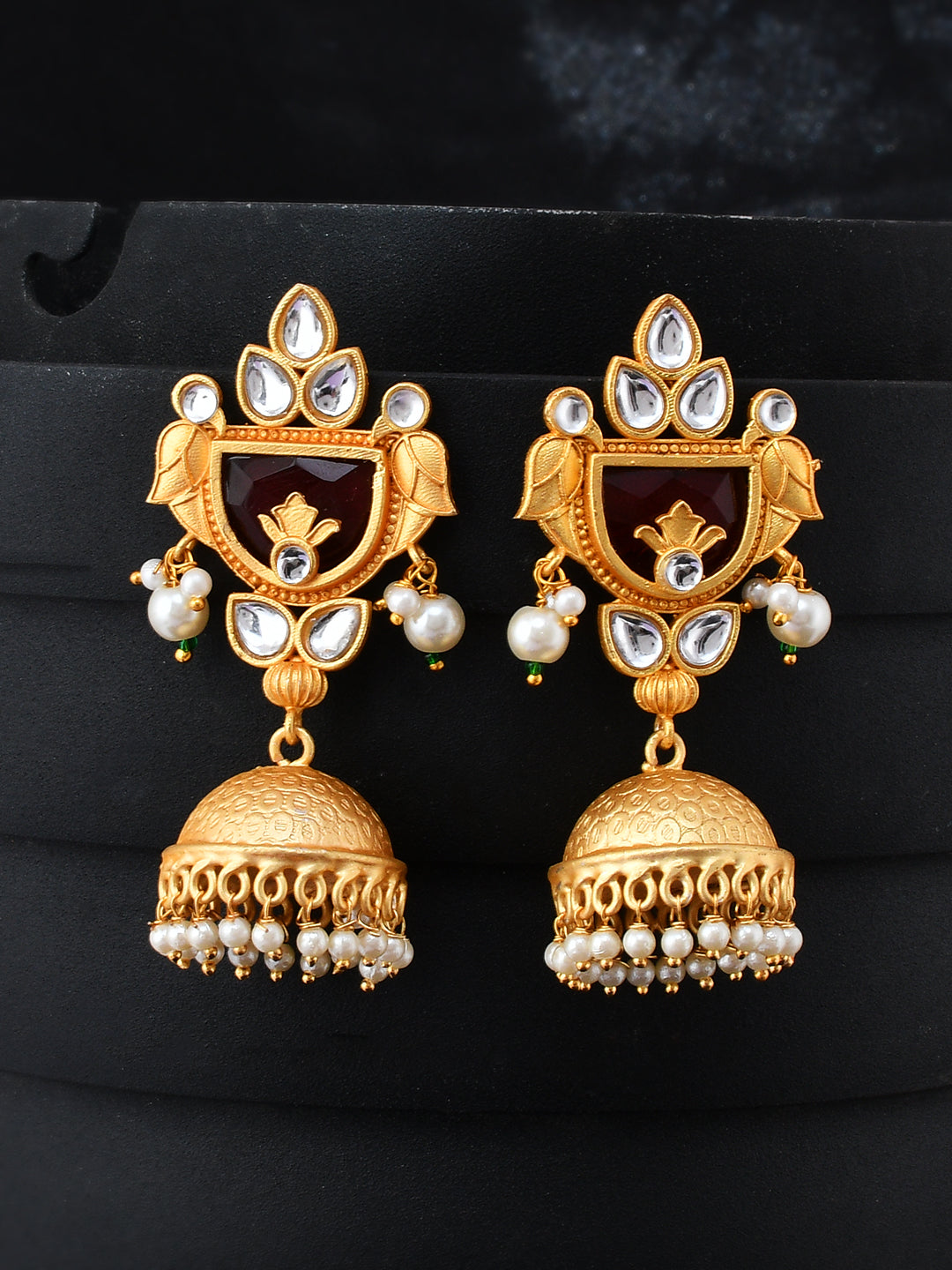 Kundan Ethnic Jhumka Earrings for Women Online