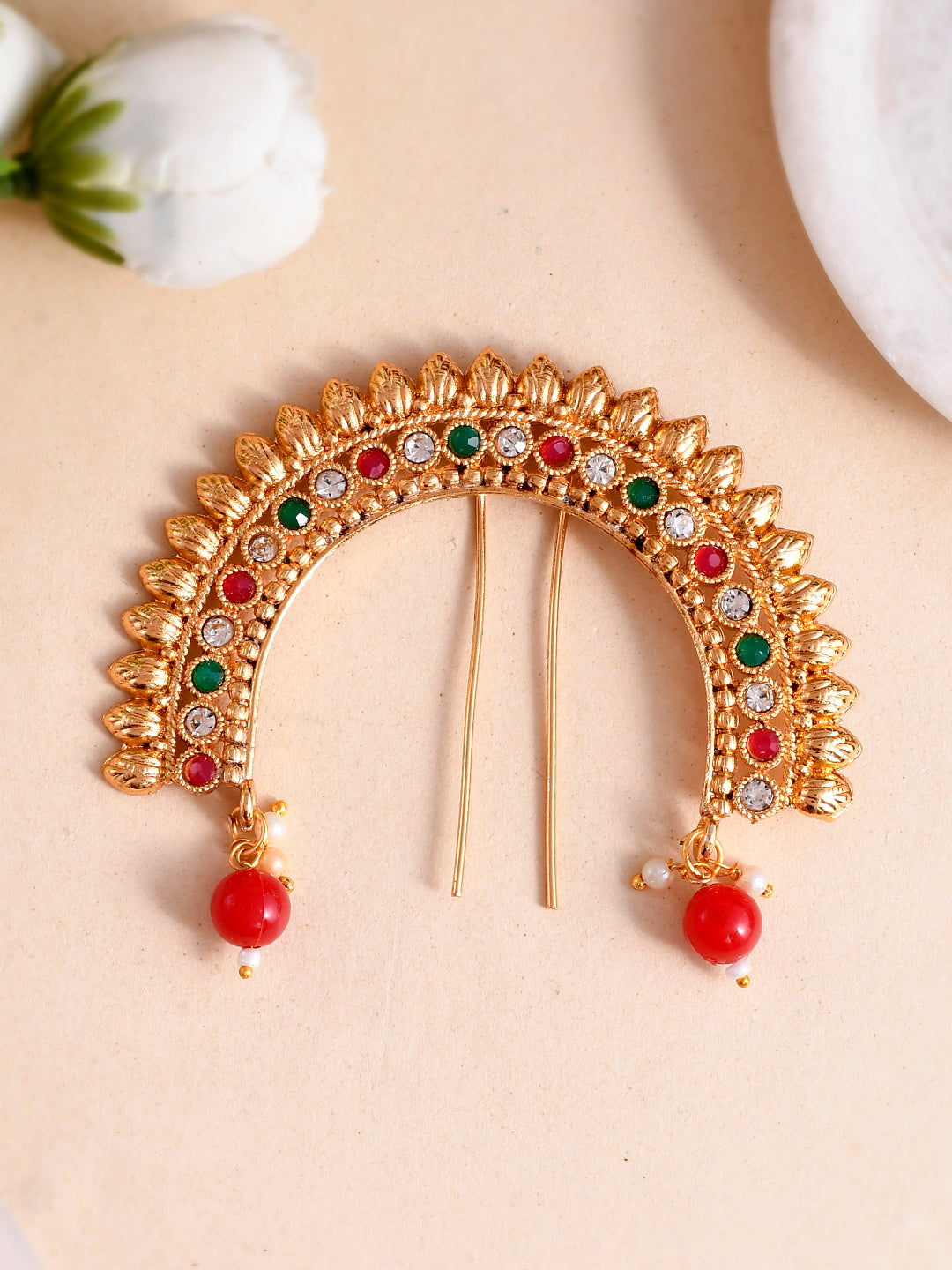 Gold Traditional Wedding Hair Accessory