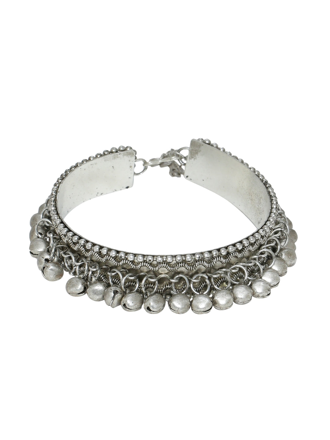 Silver Ghungharu Beads Bracelets