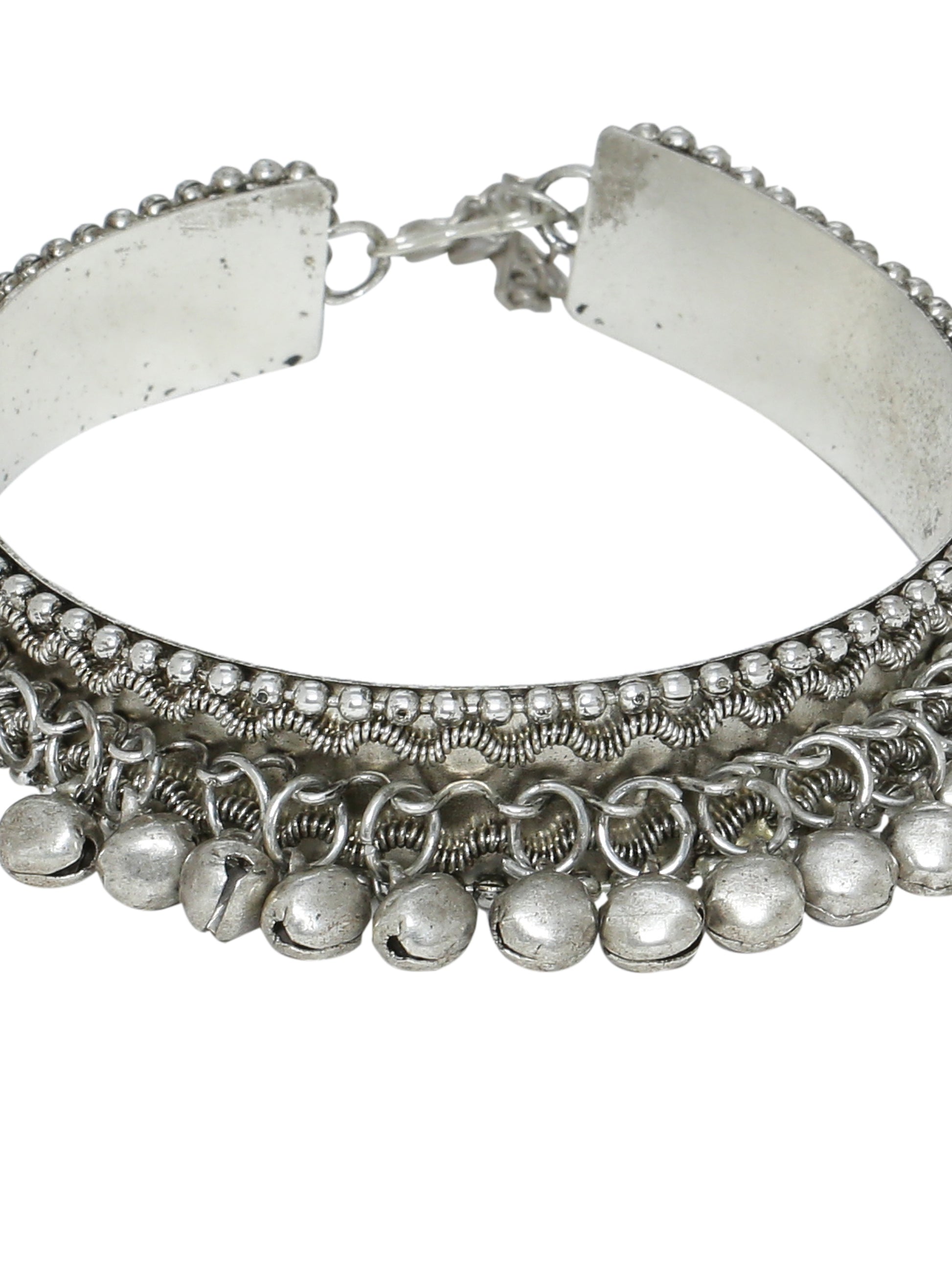 Silver Ghungharu Beads Bracelets