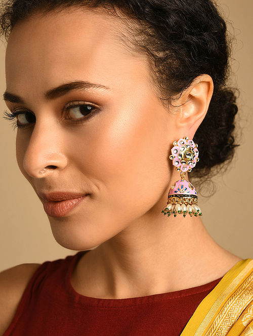Multi Gemstone Pink Purple Blue Drop Earrings, Linear Gemstone Earrings -  Valltasy