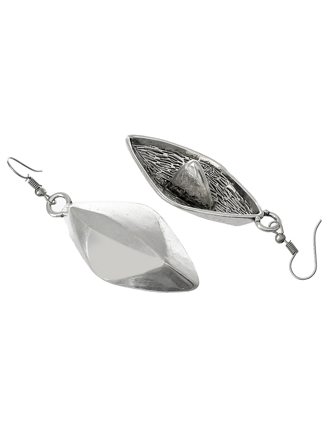 Silver Plated Cute Oxidised Earrings For Women