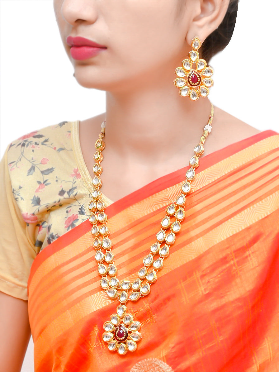 Kundan Meena Designer Traditional Necklace Sets for Women Online