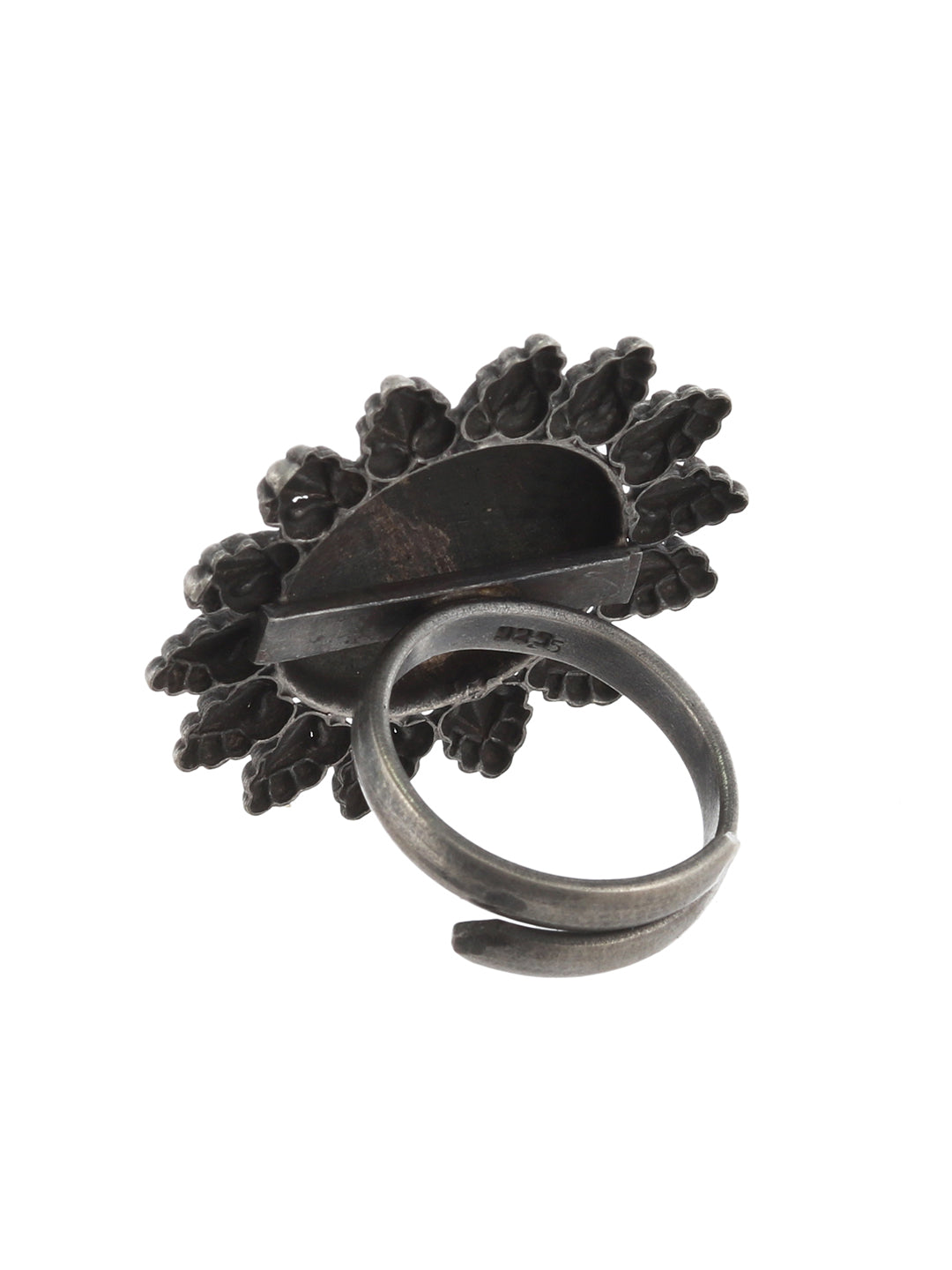 Women Oxidized Sterling Silver Ring