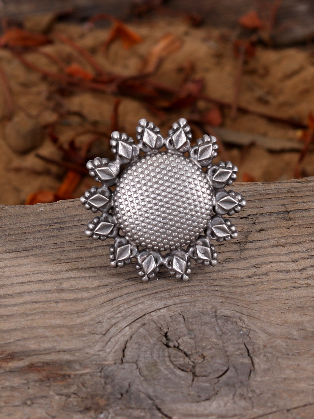 Women Oxidized Sterling Silver Ring - 925 Silver Rings for Women Online