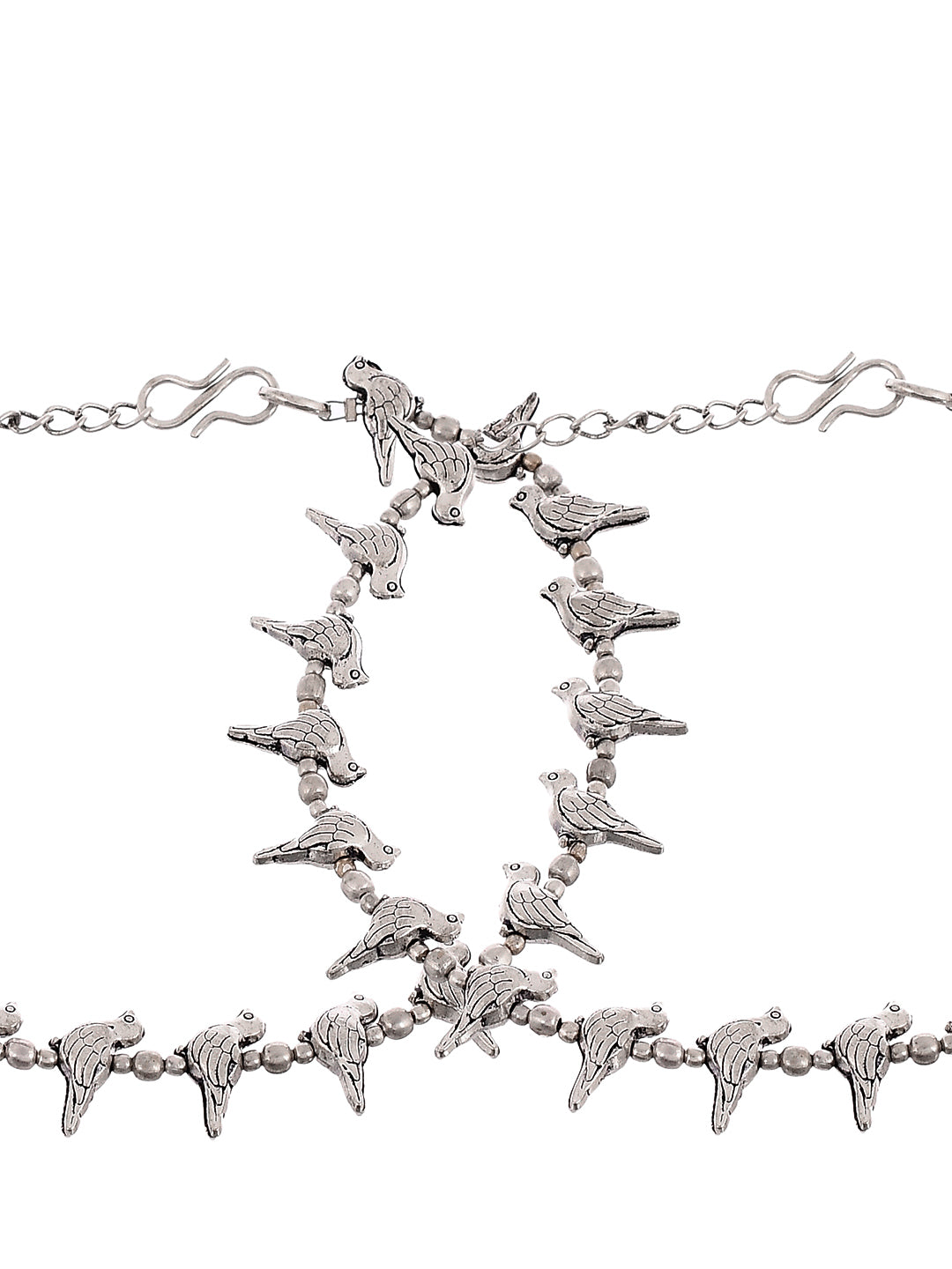 Silver Boho Anklet