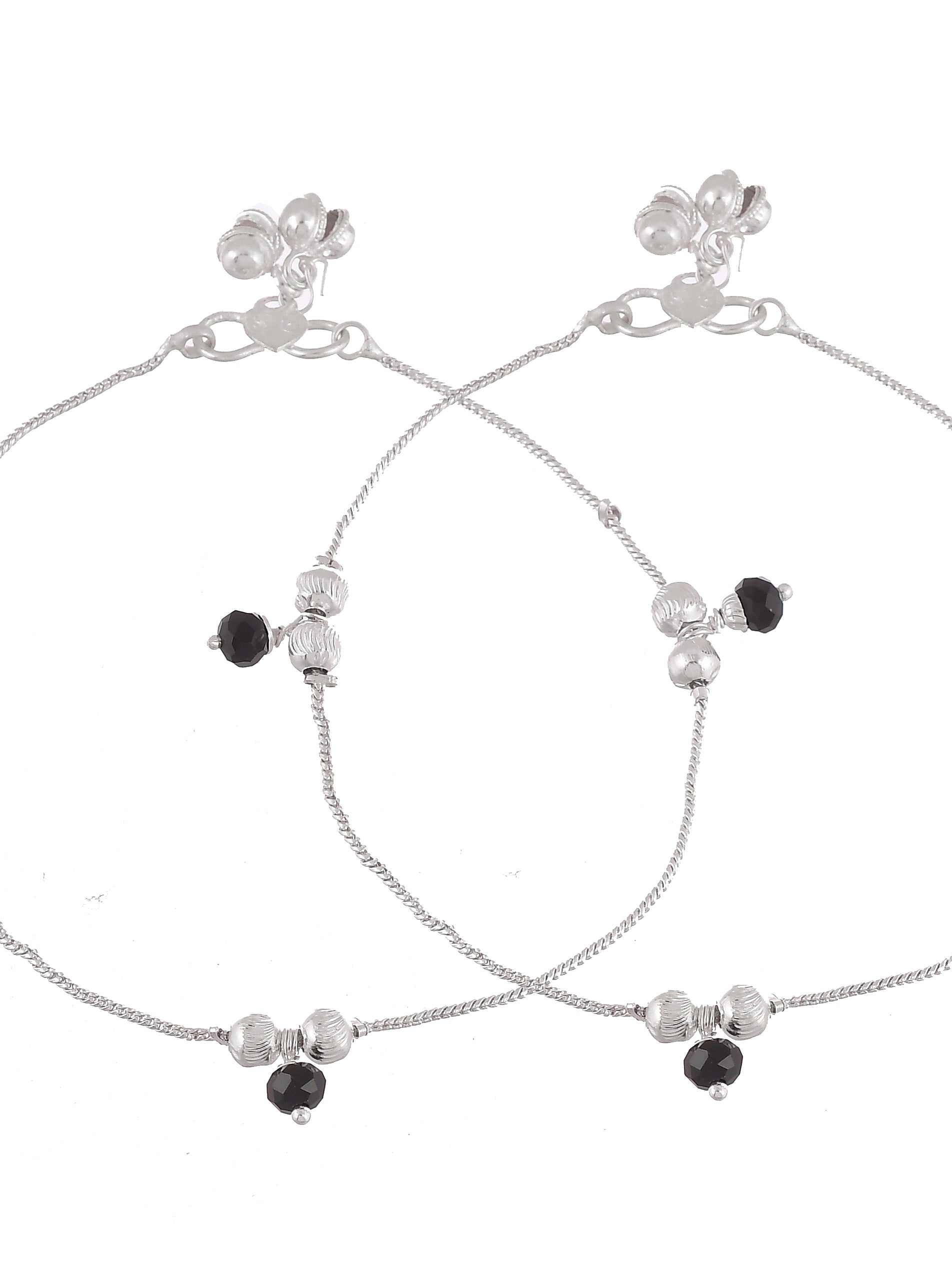 Women Silver Toned Tarisha Anklet