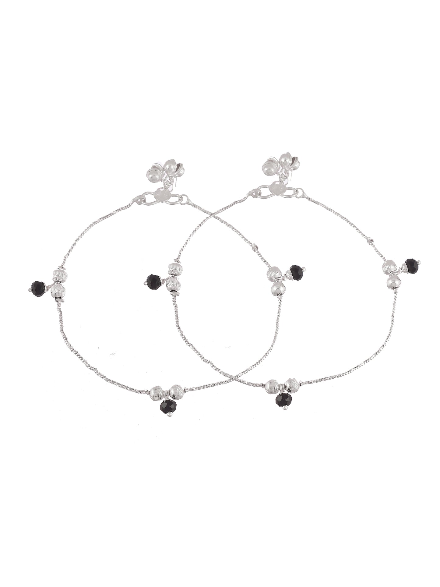 Women Silver Toned Tarisha Anklet