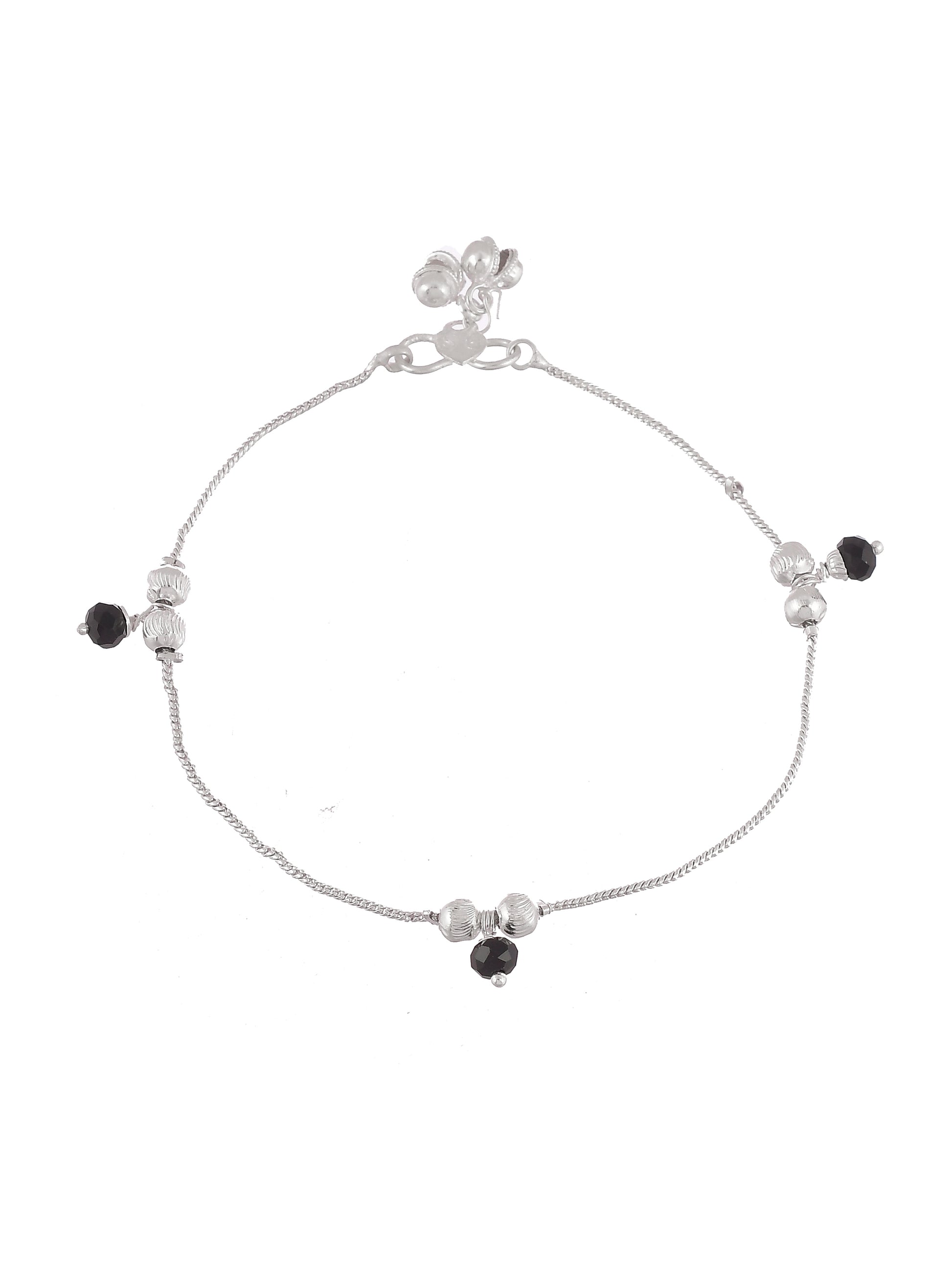 Women Silver Toned Tarisha Anklet