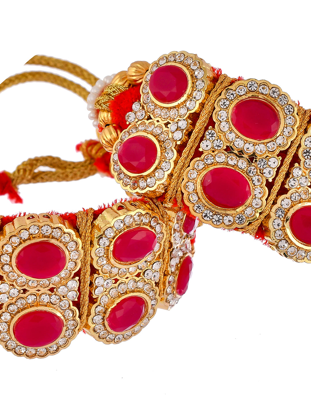 Traditiopnal Temple Gold Plated Rajputana Armlet Bracelet