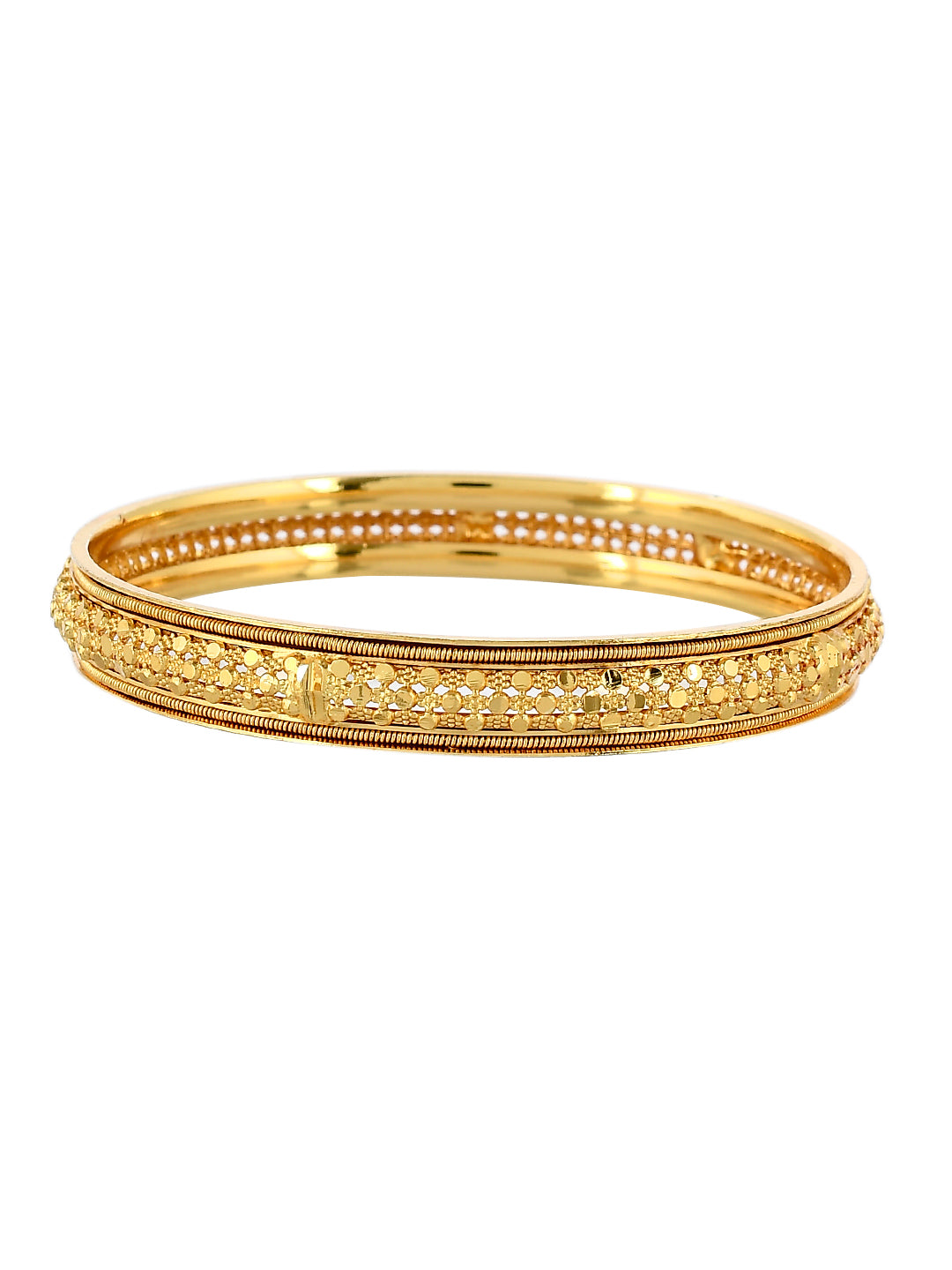 Traditional Gold Plated Handmade Set Of 4 Bangles