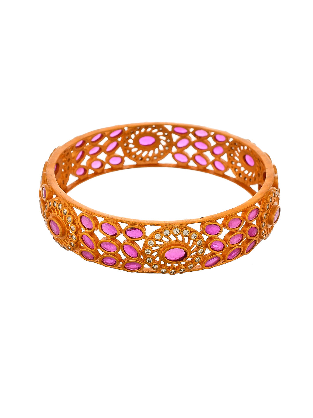 Gold Plated Handcrafted Kada Bangles