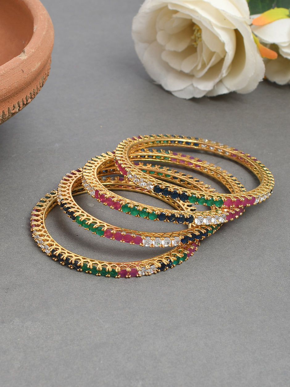 AD Bangles - Buy American Diamond bangles Online at Best Price ...