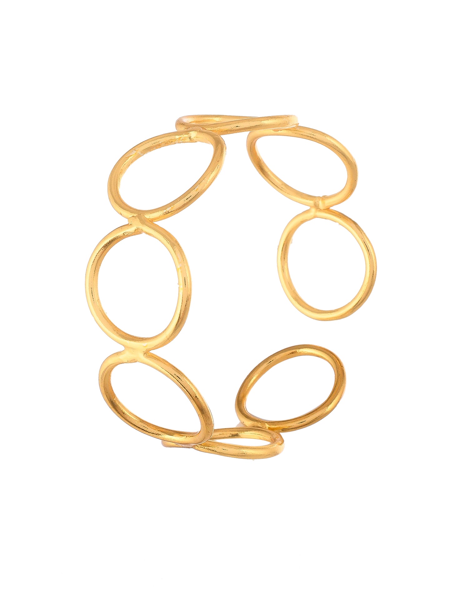 Spiral Gold plated Bracelet