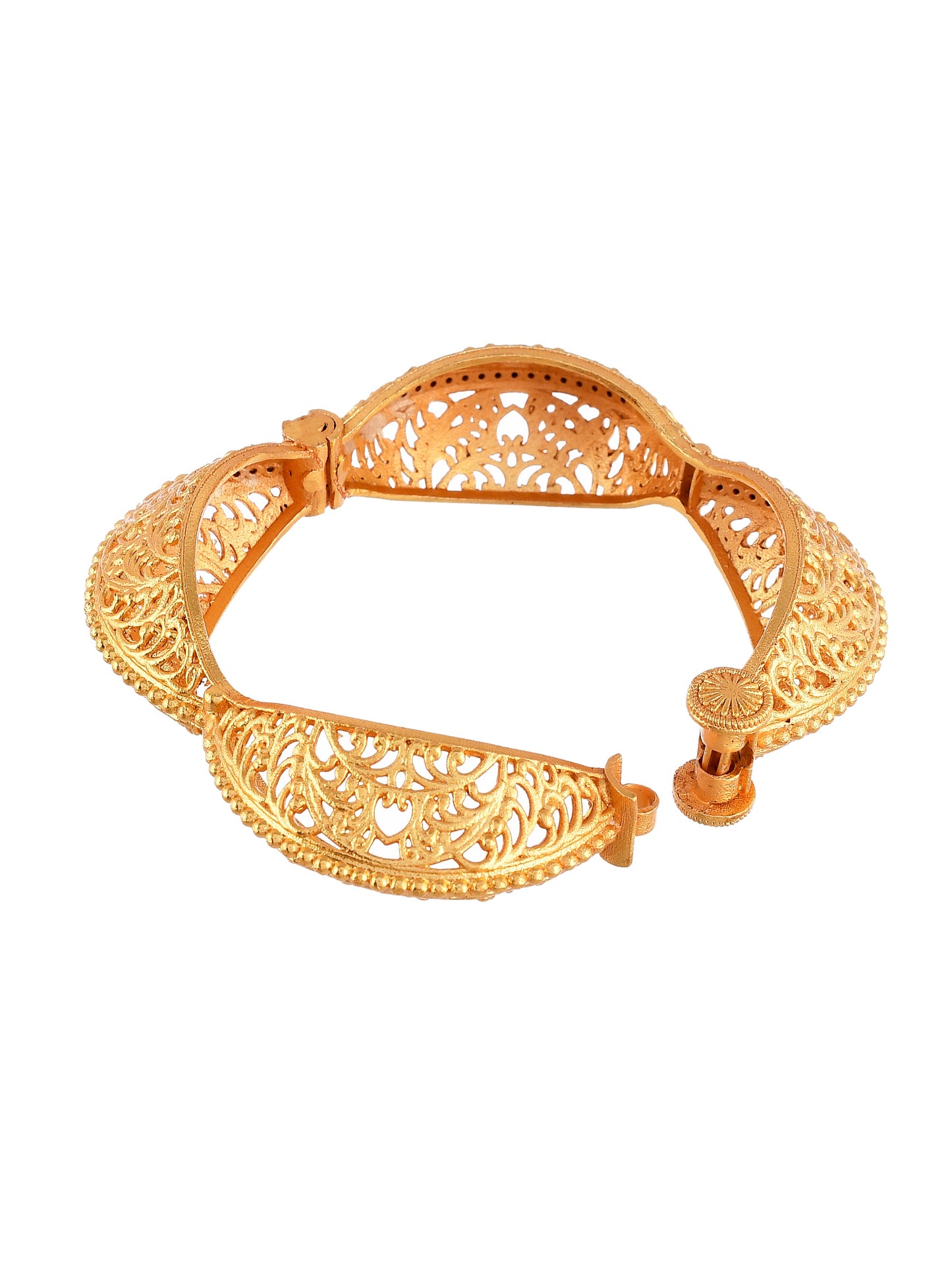 Cutwork Gold plated Bracelet